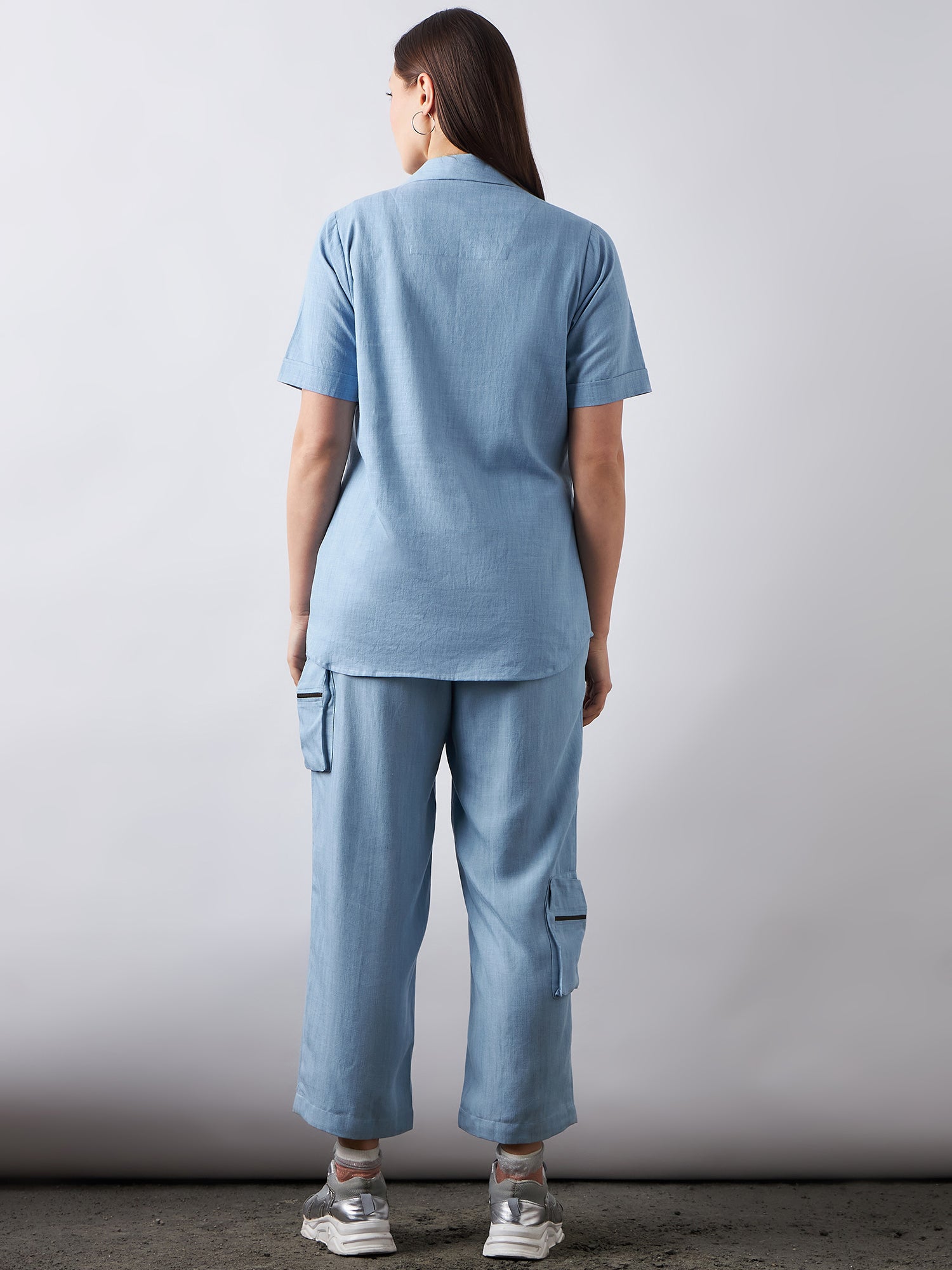 Sky Blue Denim Co-Ords Sets