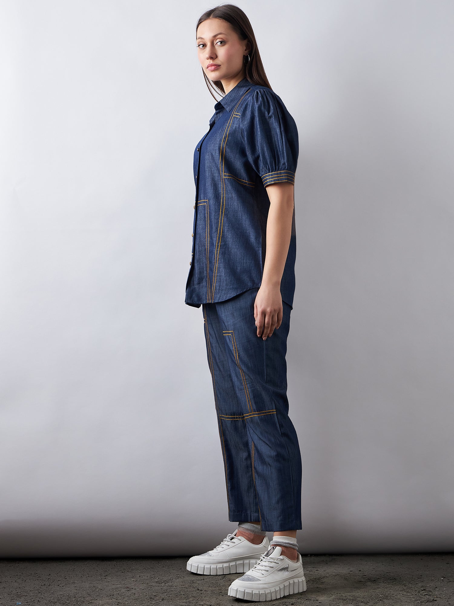 Dark Blue Denim Co-Ords Sets