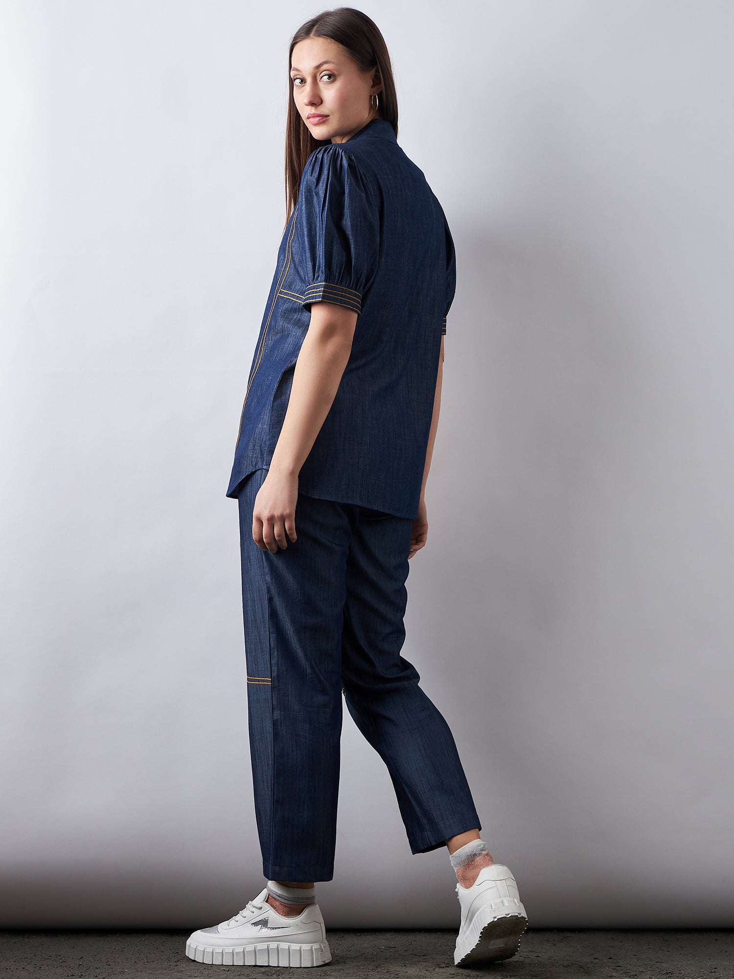 Dark Blue Denim Co-Ords Sets