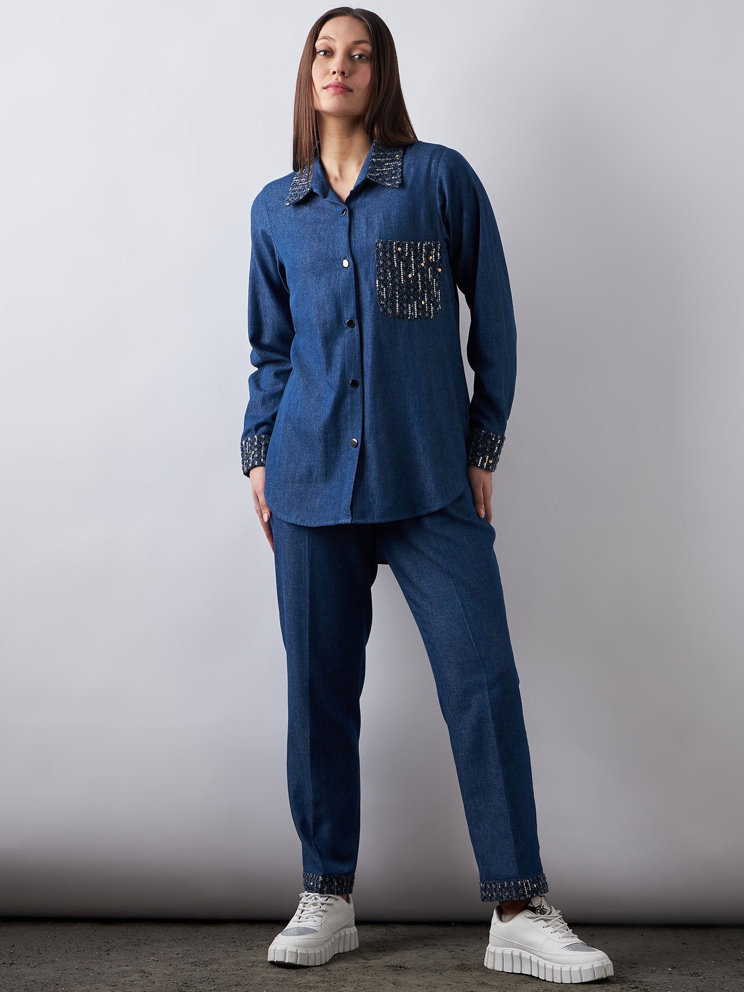 BlueBerry Denim Co-Ords