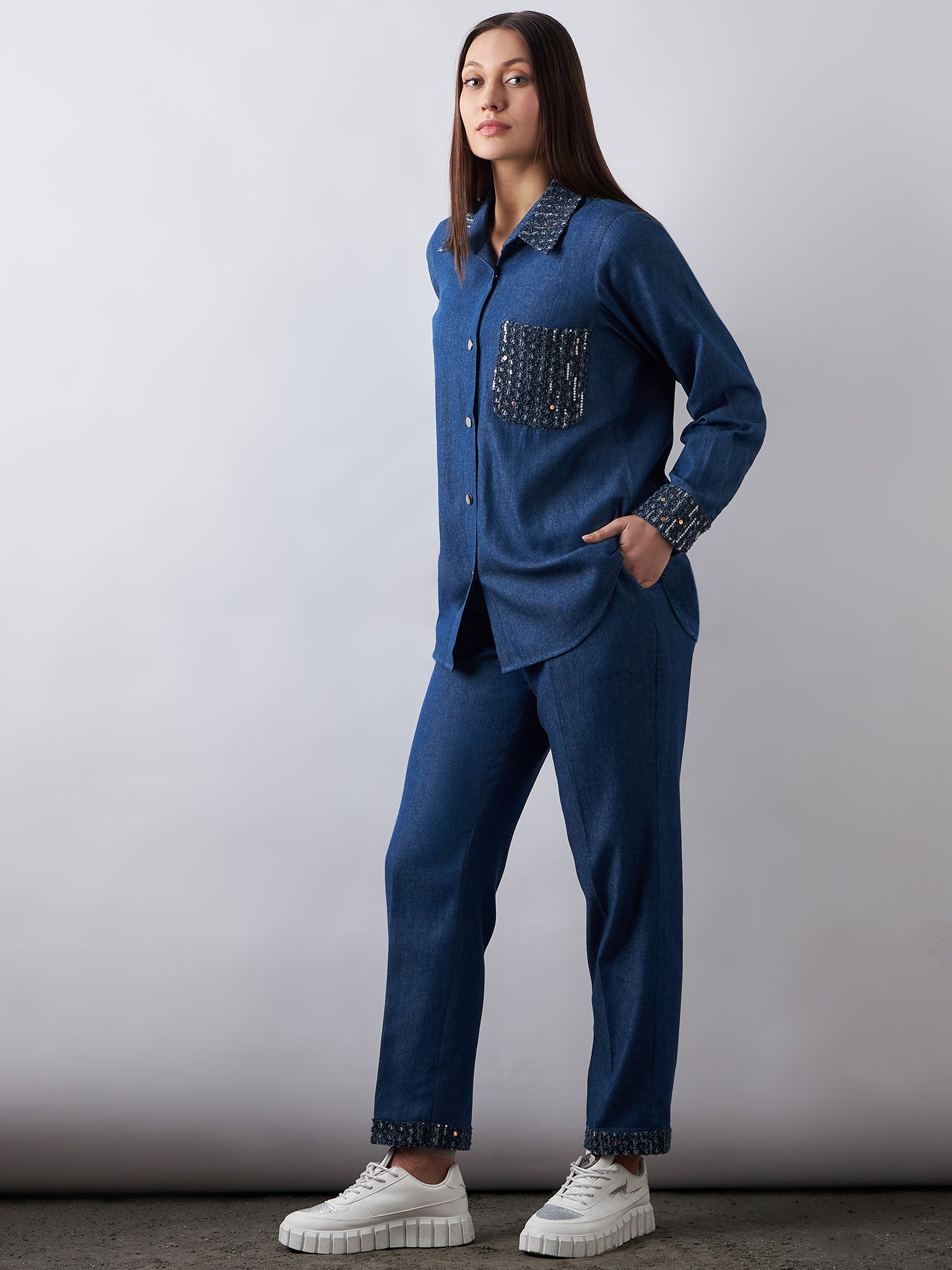 BlueBerry Denim Co-Ords