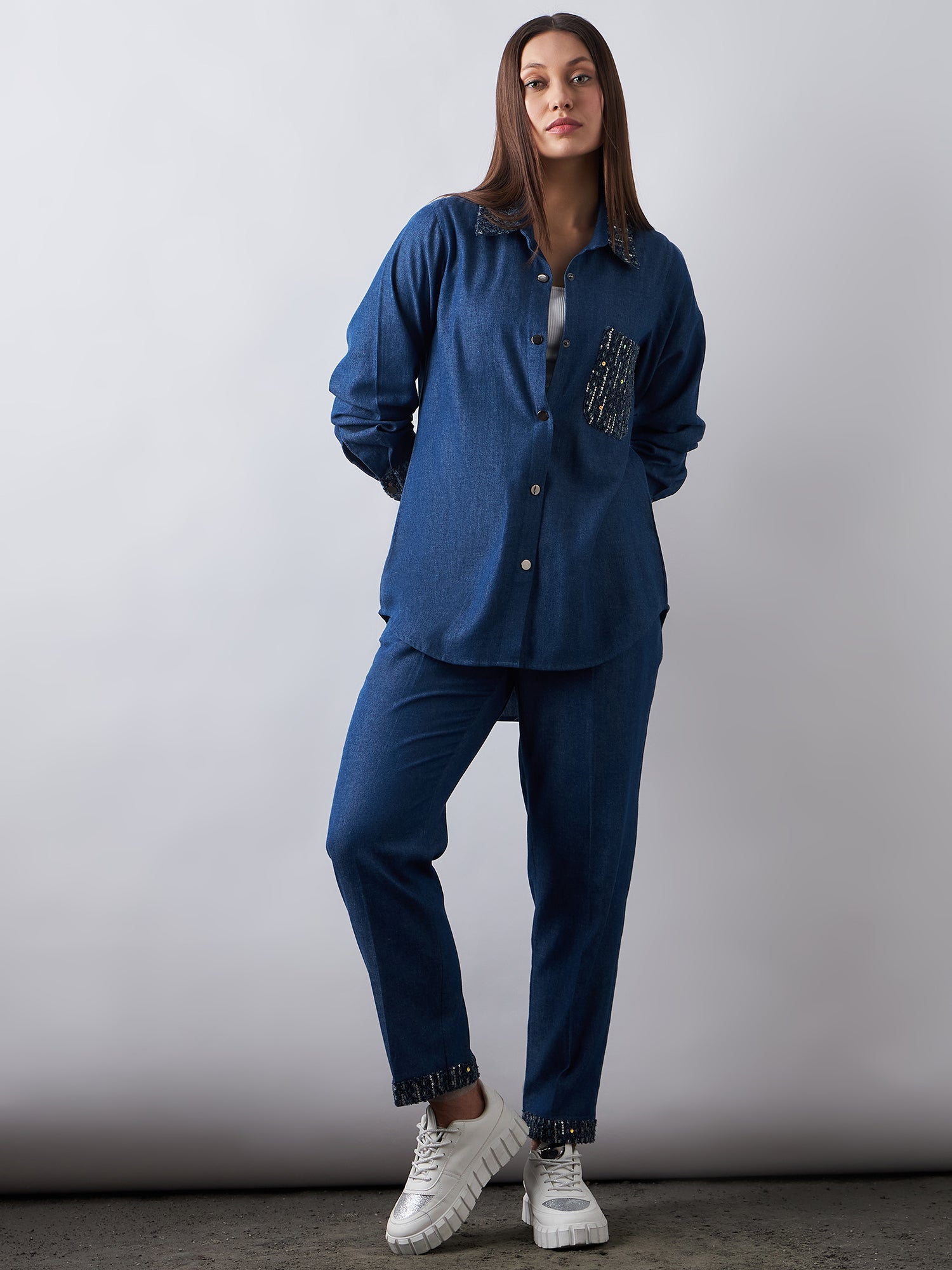 BlueBerry Denim Co-Ords