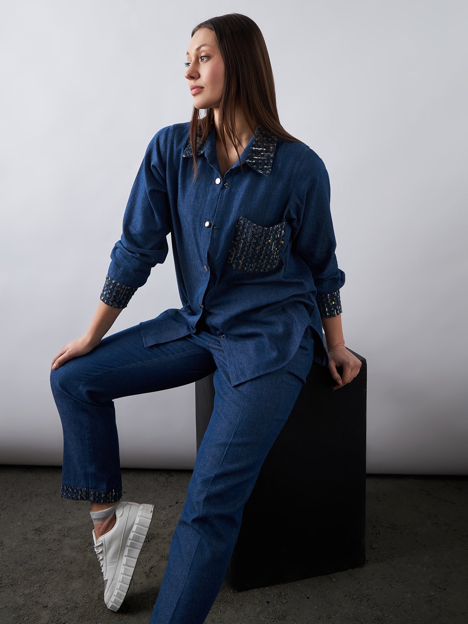 BlueBerry Denim Co-Ords