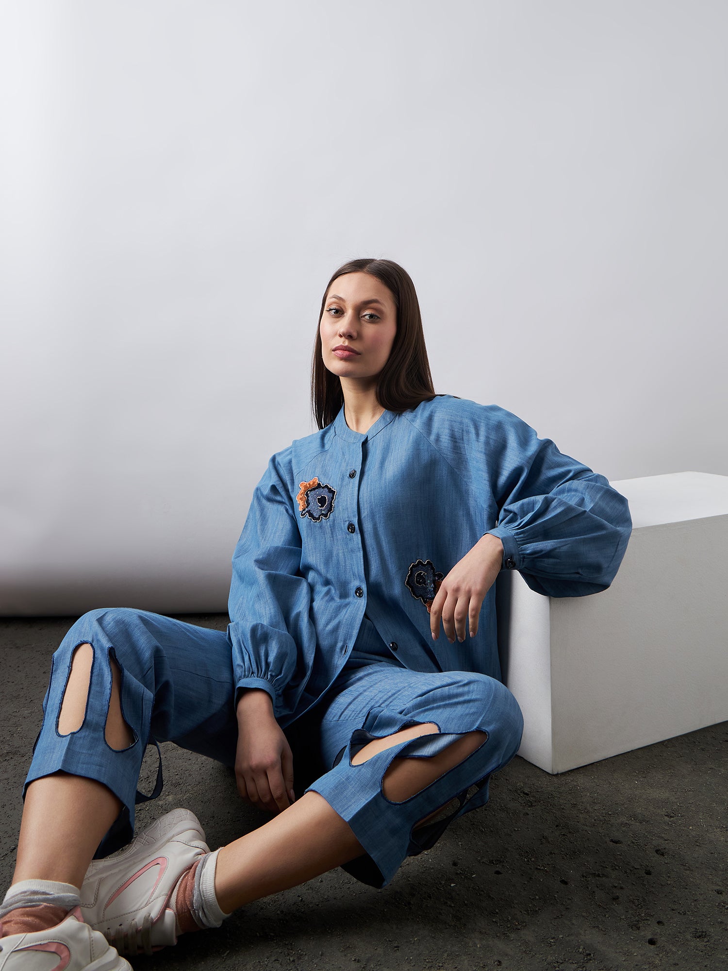 Blue Babe Denim Co-Ords Sets