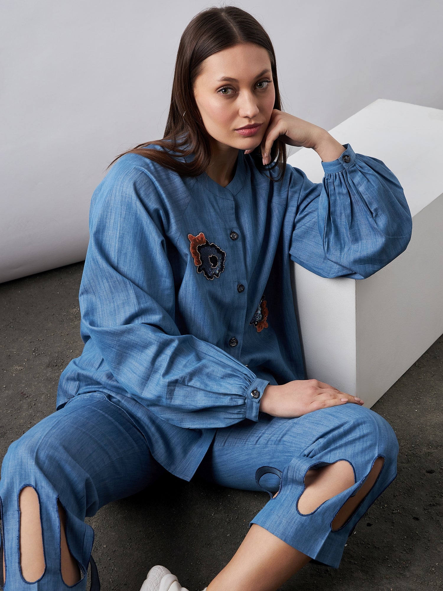Blue Babe Denim Co-Ords Sets