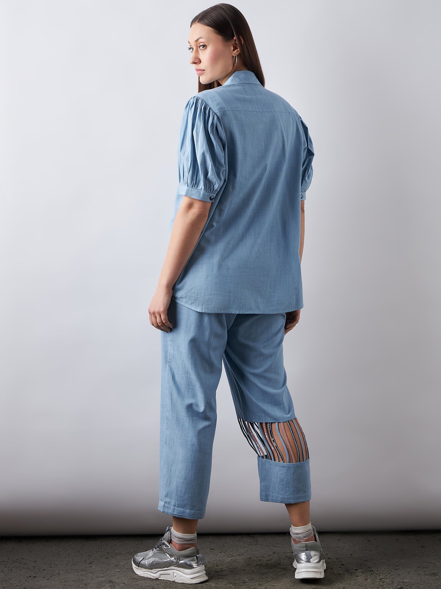 Sky Blue Denim Co-Ords Sets