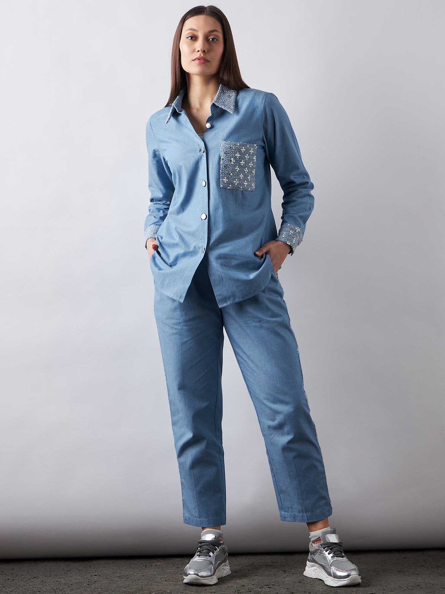 Blissful Blue Denim Co-Ords