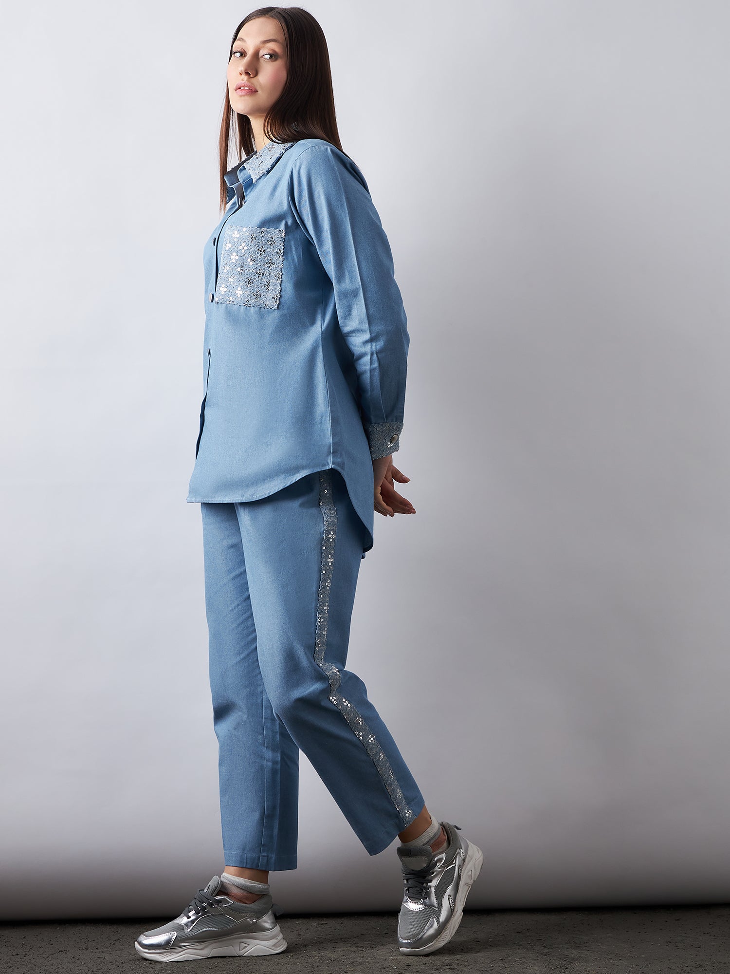 Blissful Blue Denim Co-Ords