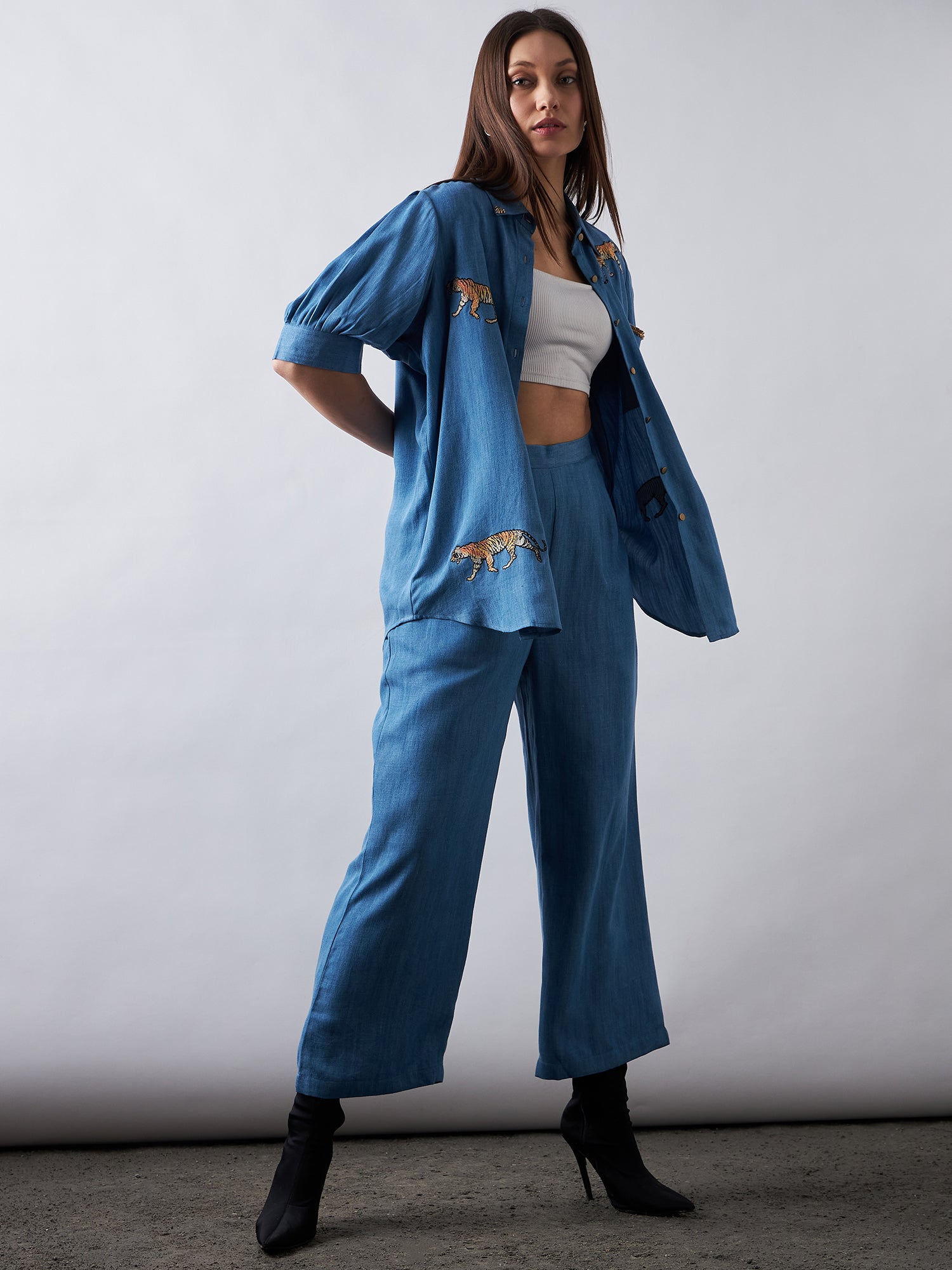 Blue Babe Denim Co-Ords Sets