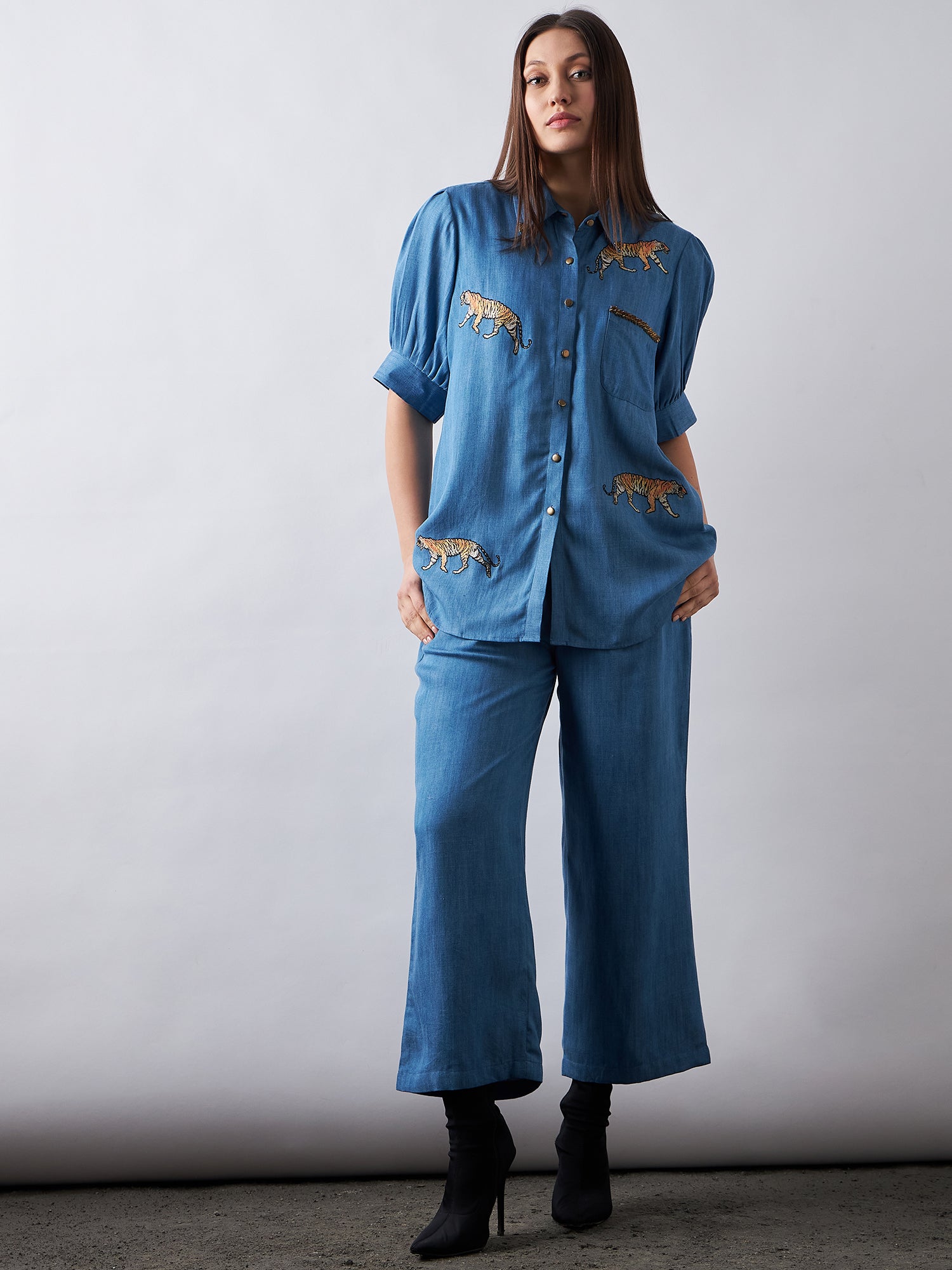 Blue Babe Denim Co-Ords Sets