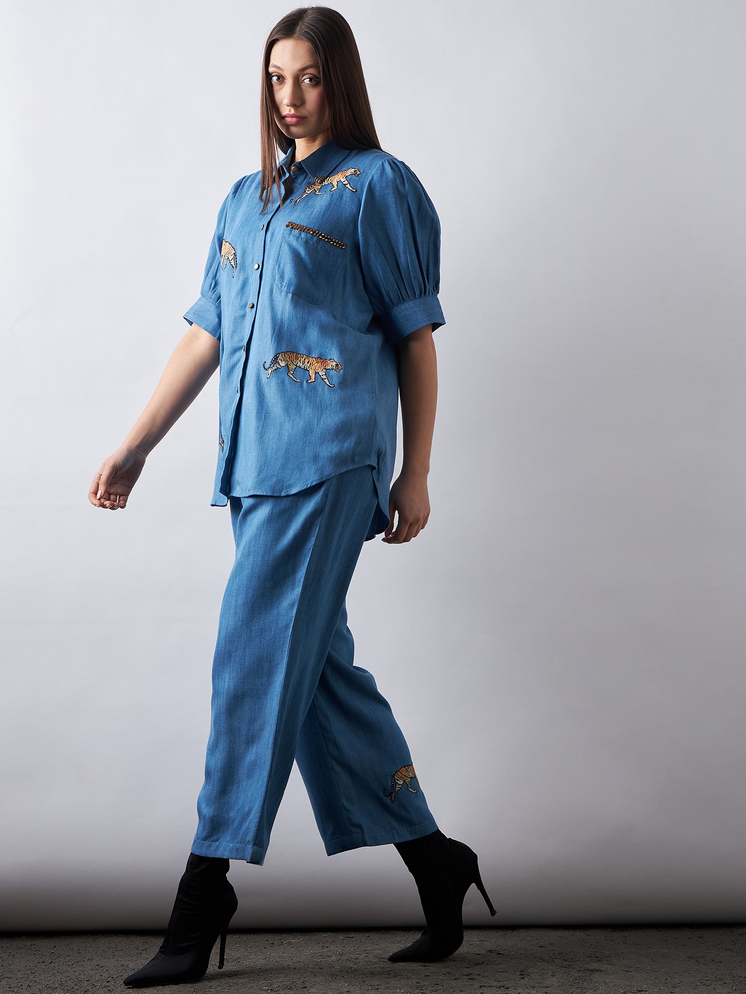 Blue Babe Denim Co-Ords Sets