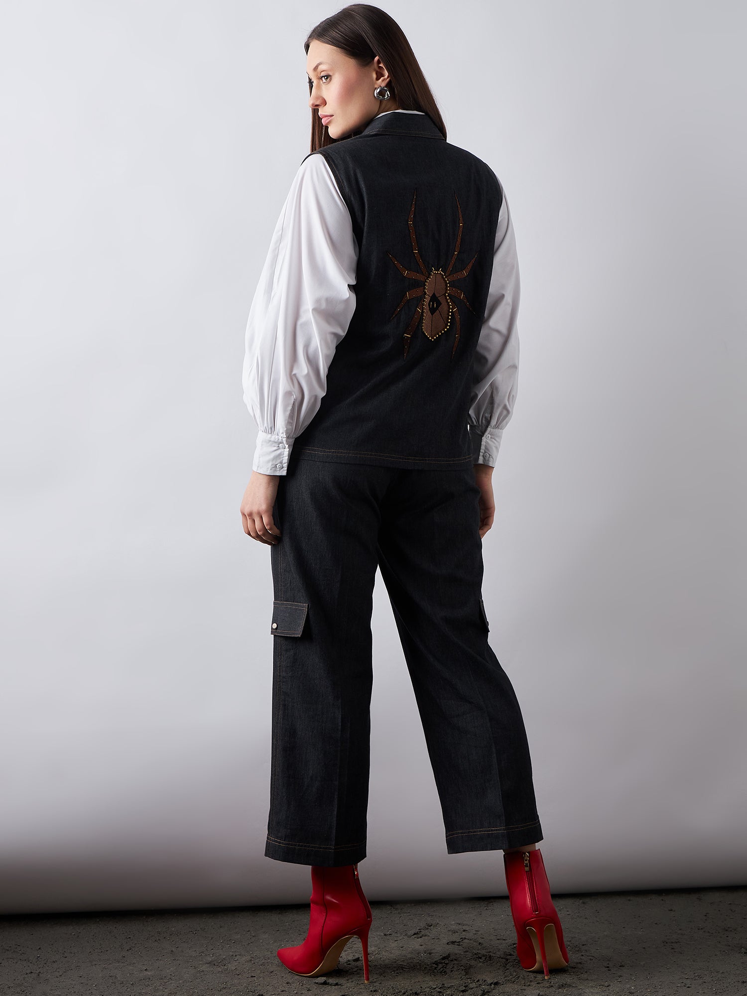Black Wash Denim Co-Ords