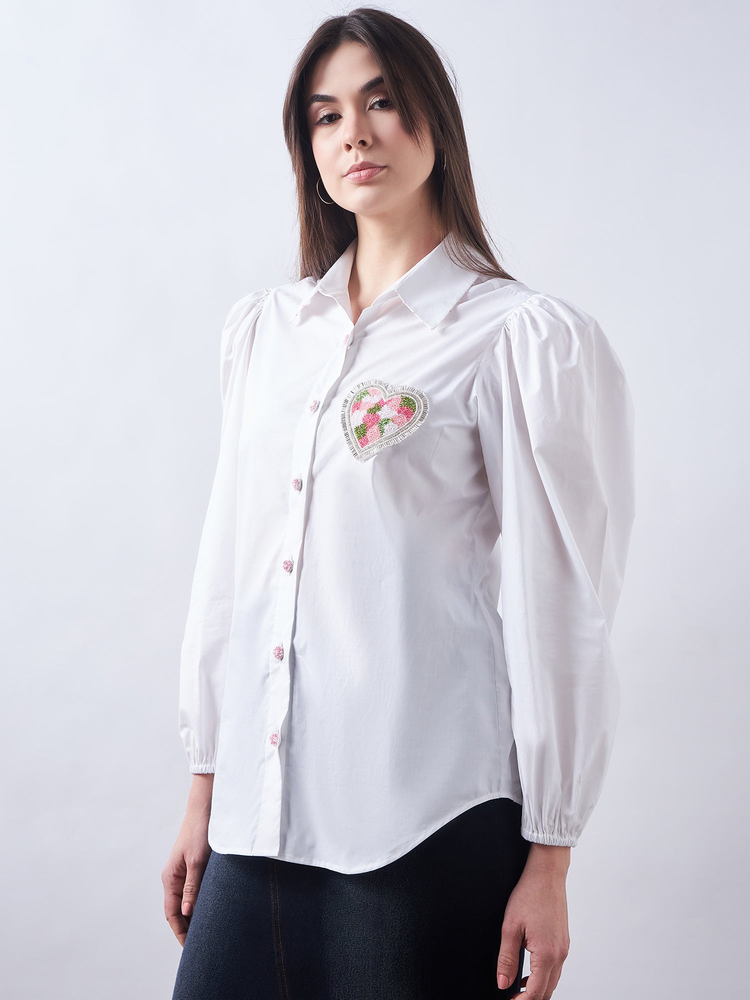 White Poplin Shirt