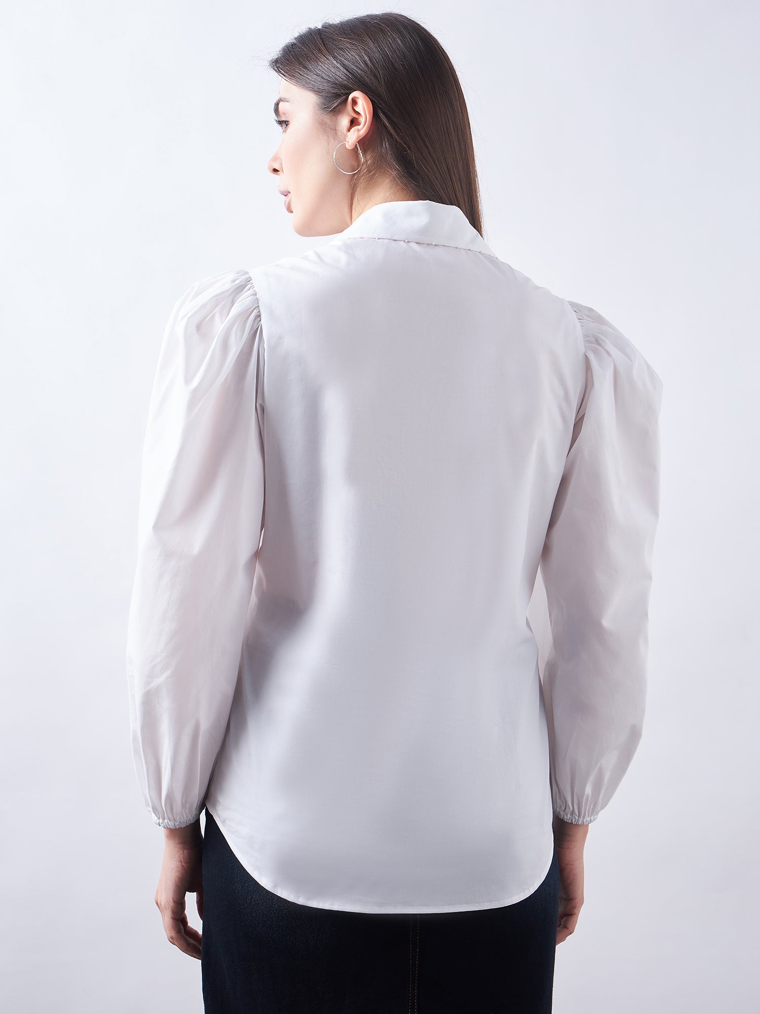 White Poplin Shirt