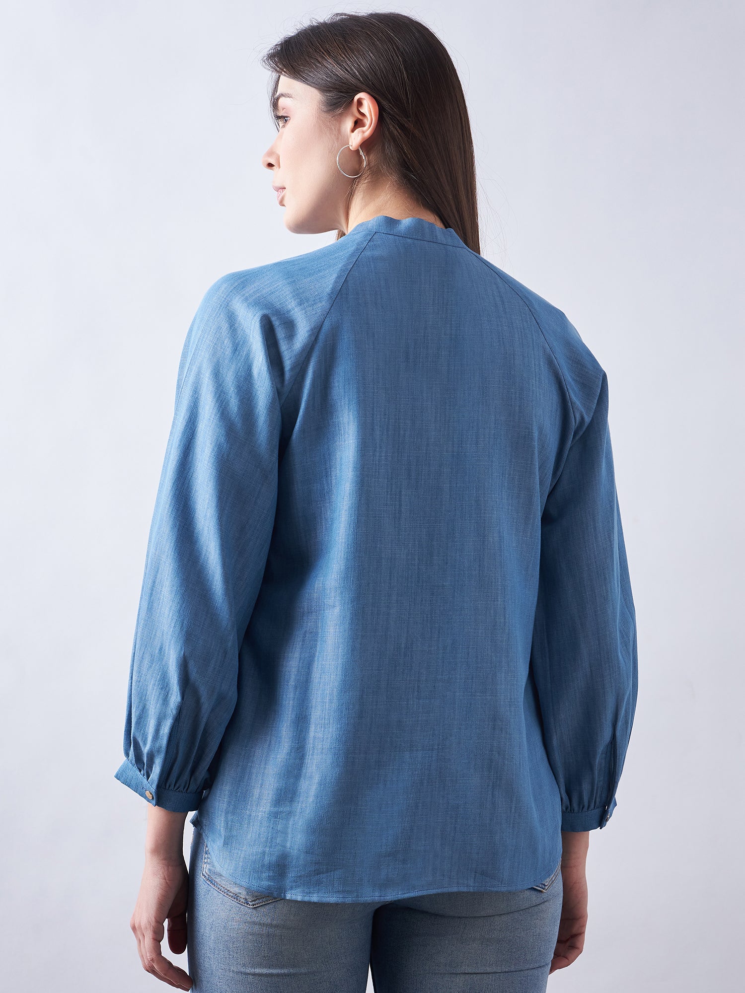 Blue Babe Denim Shirt
