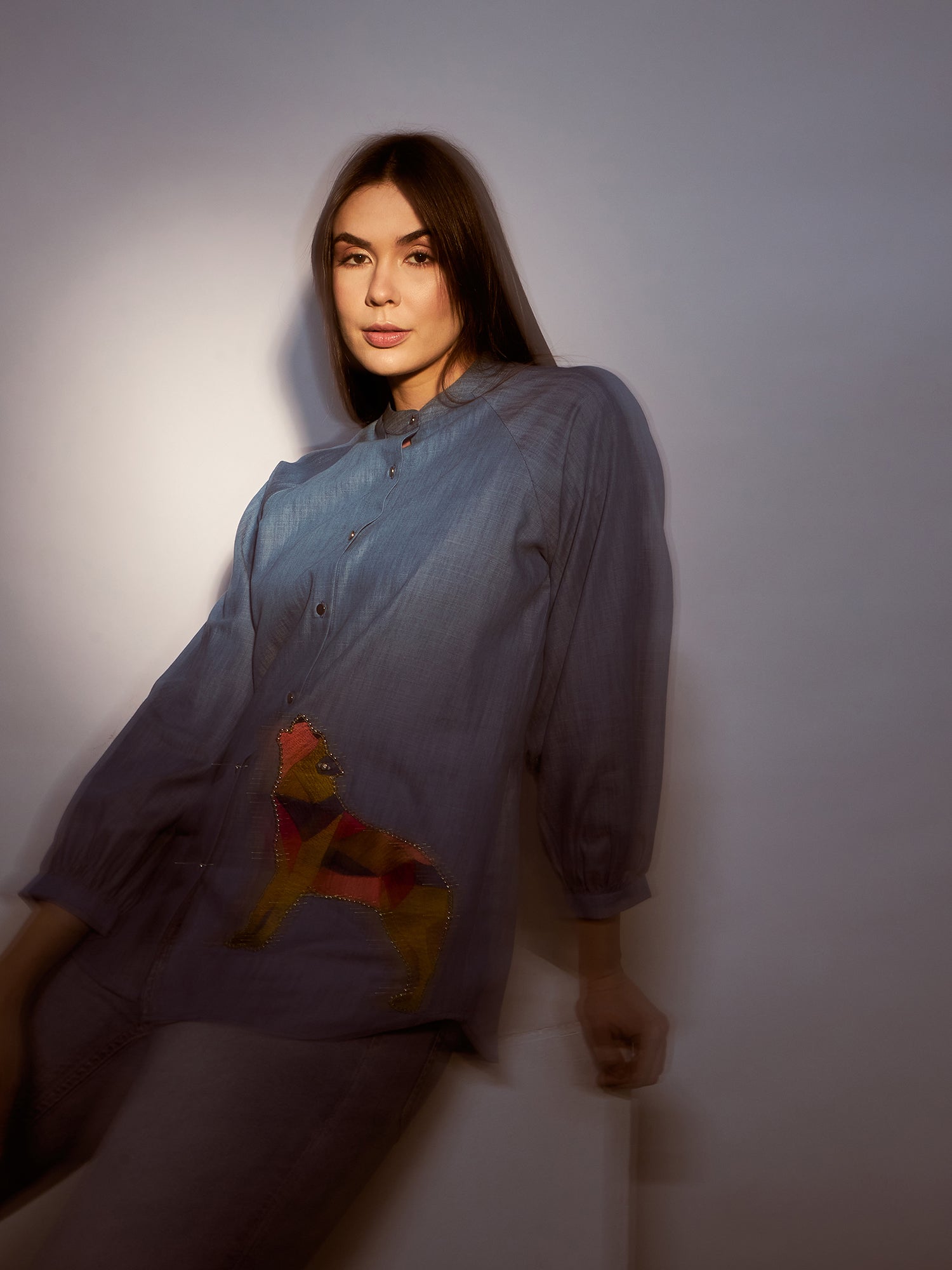 Blue Babe Denim Shirt