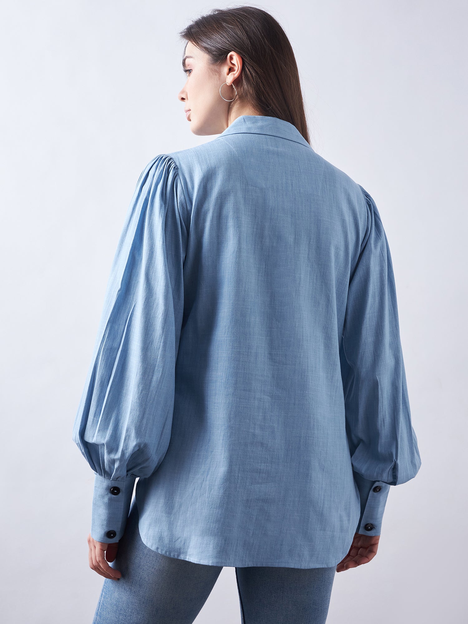 Sky Blue Denim Shirt