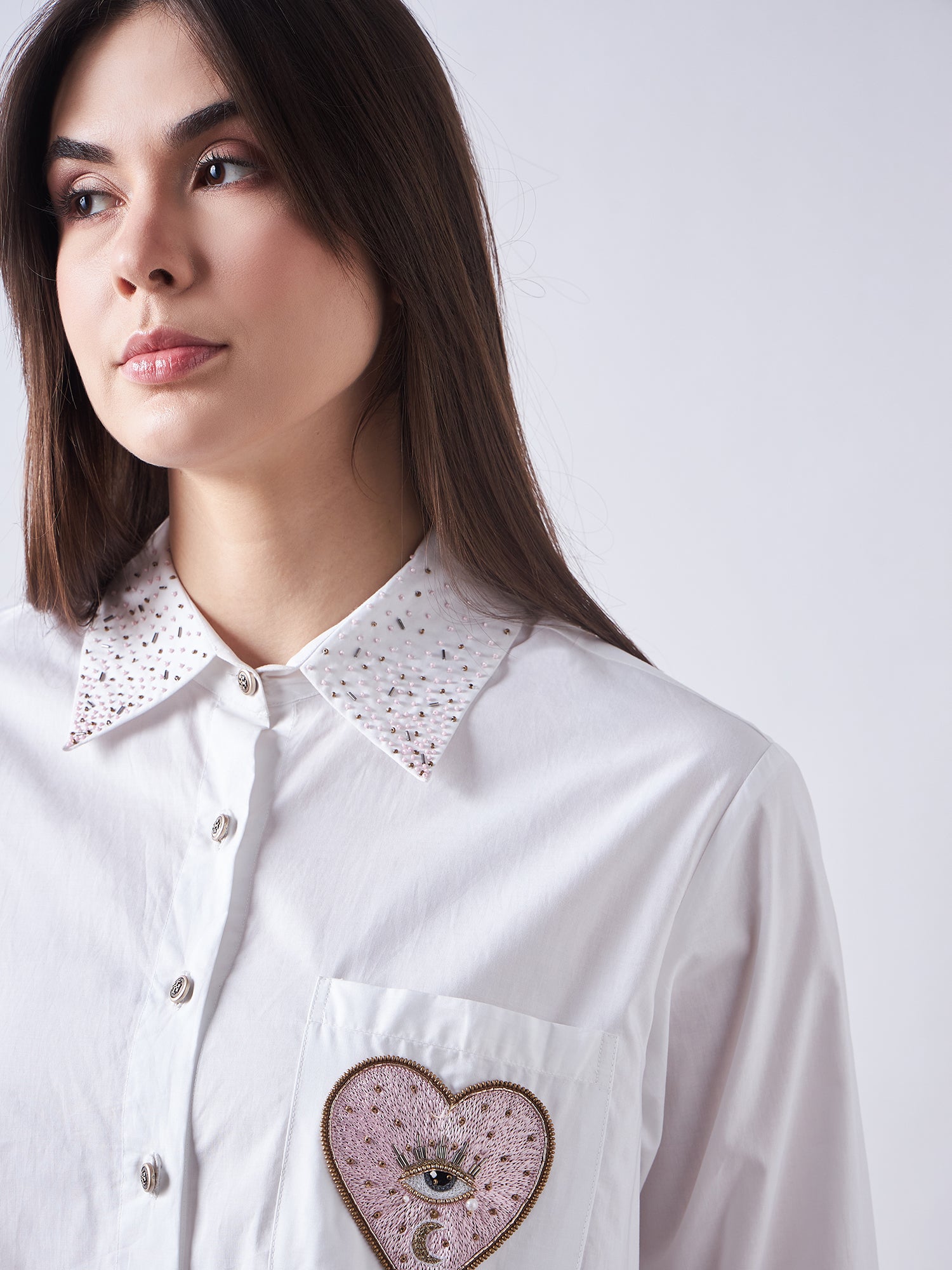 White Poplin Shirt