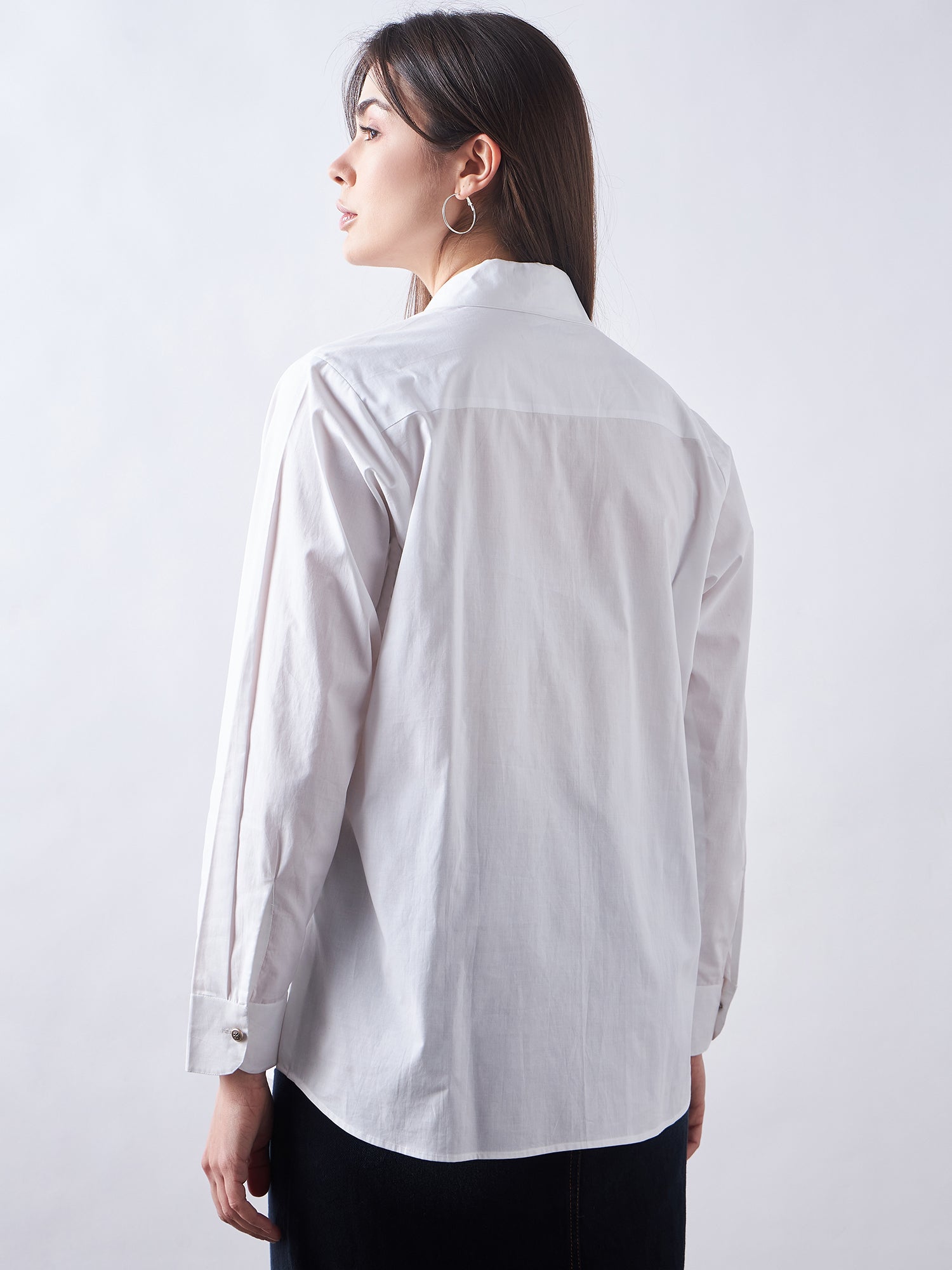 White Poplin Shirt