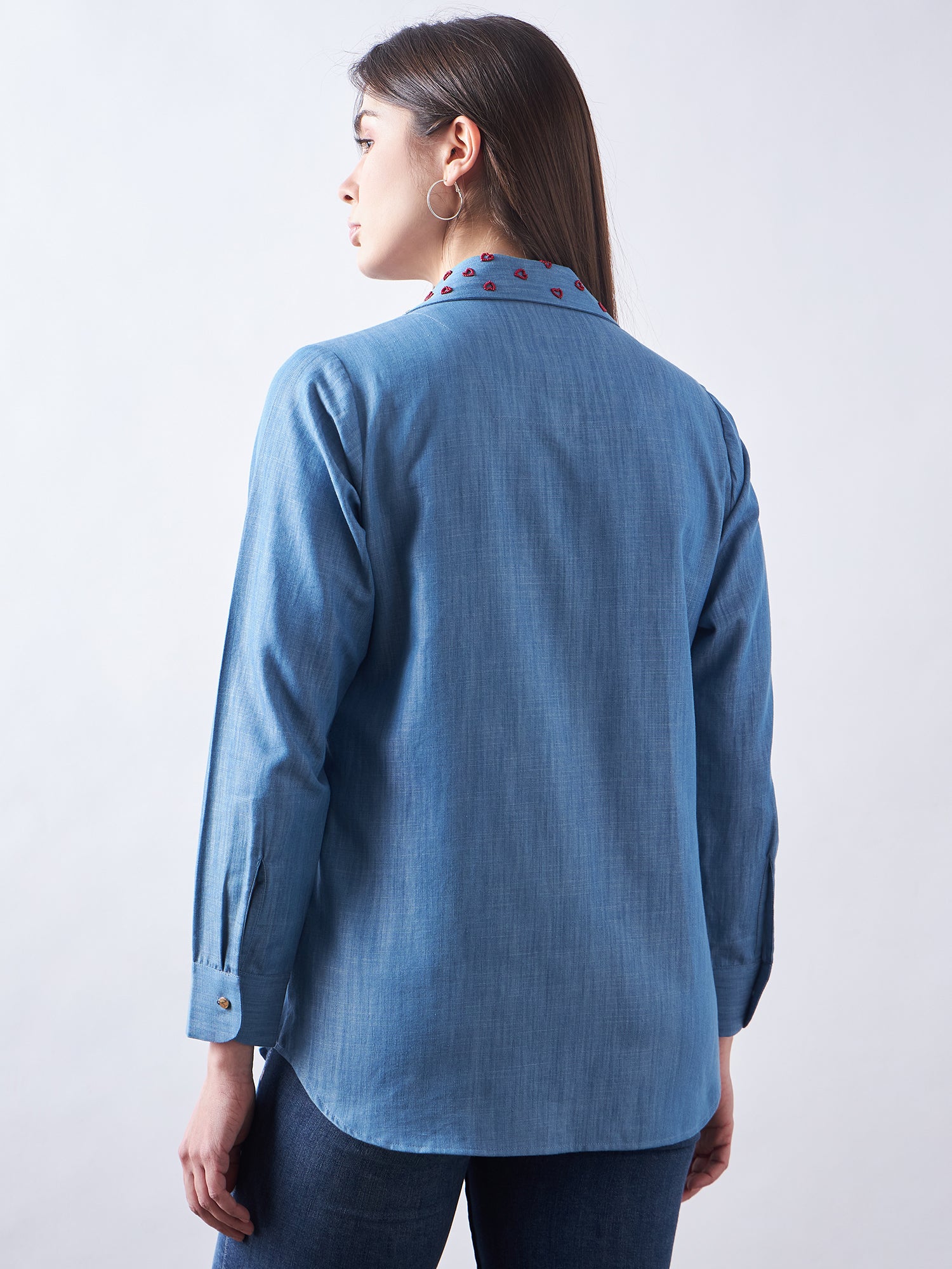 Blue Babe Denim Shirt