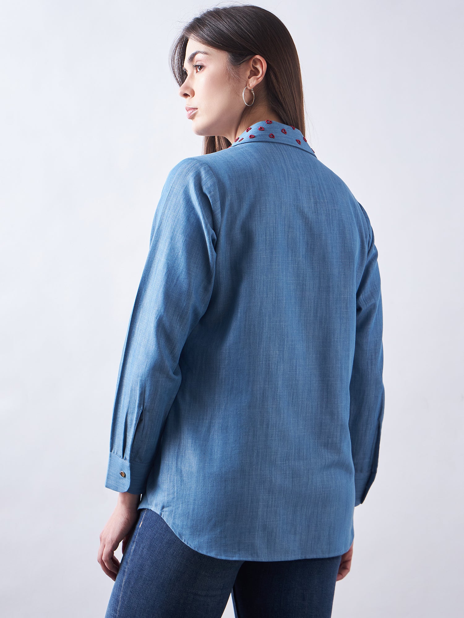 Blue Babe Denim Shirt