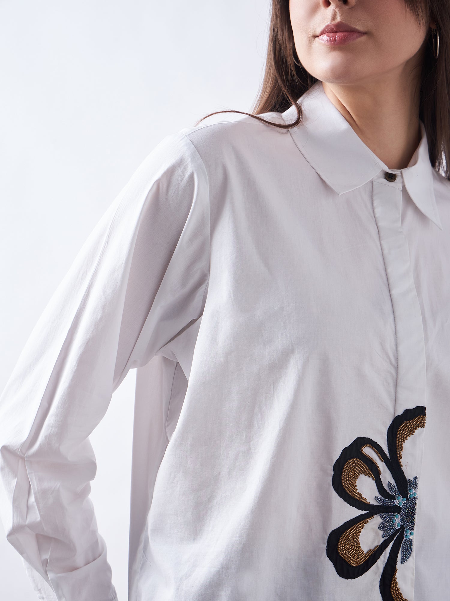 White Poplin Shirt