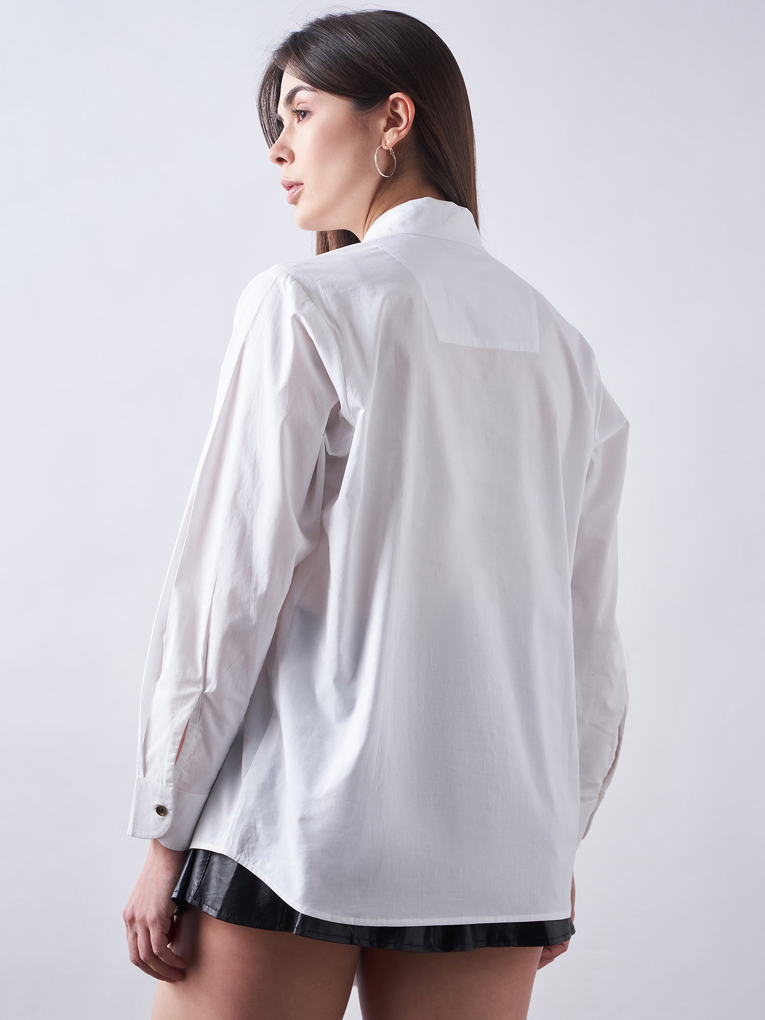 White Poplin Shirt