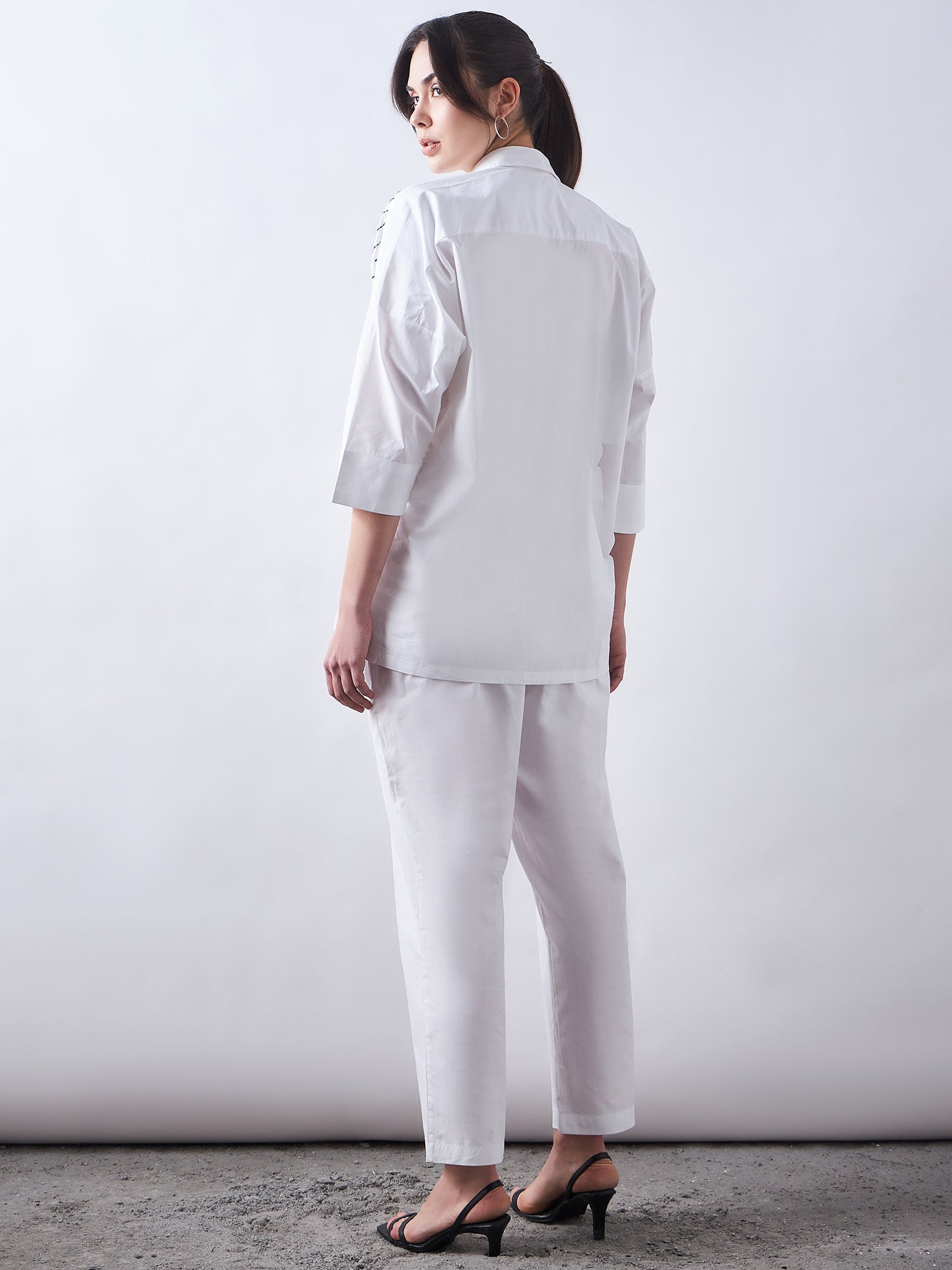 White Poplin Co-Ords Sets