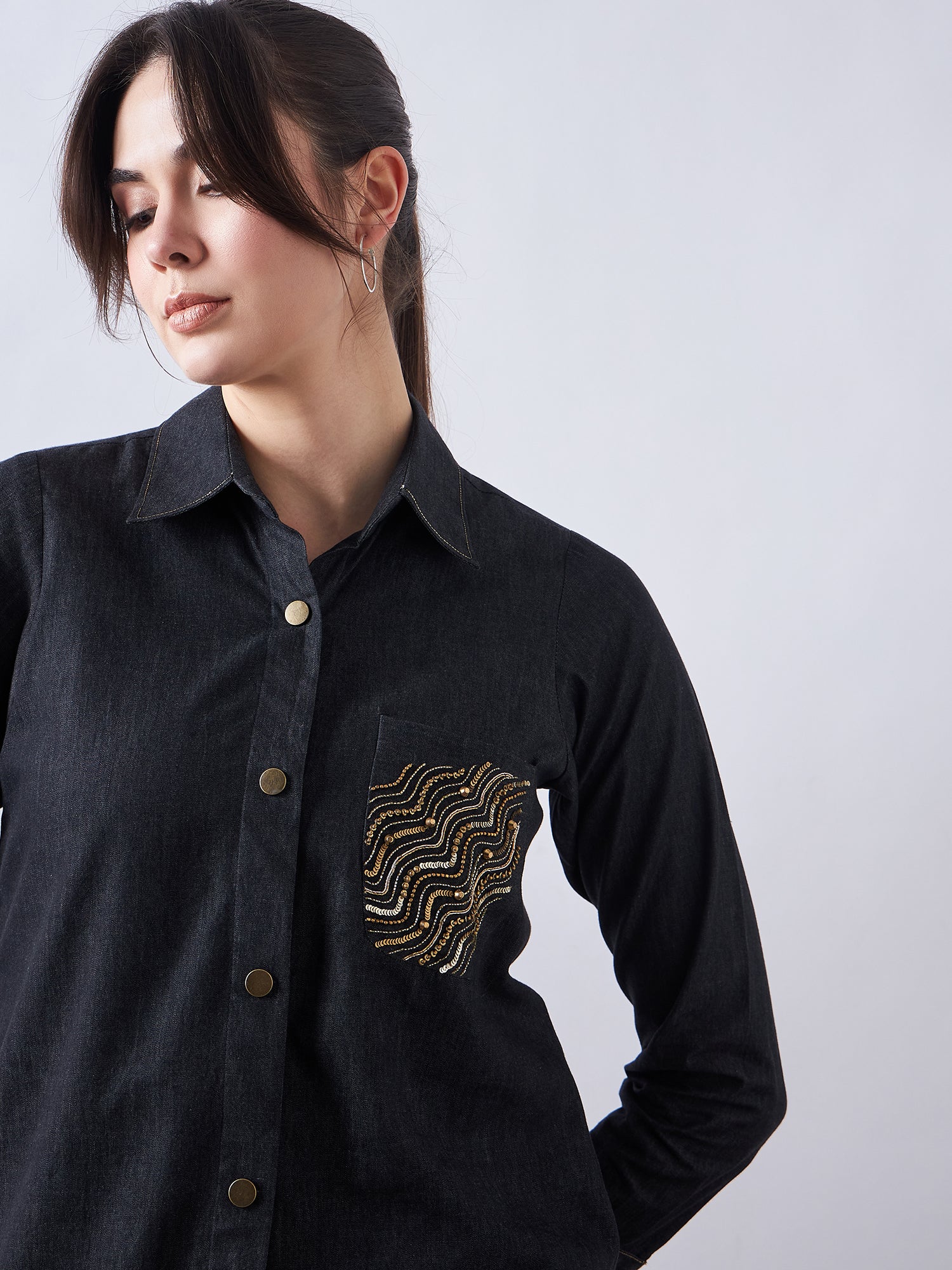 Black Wash Denim Co-Ords