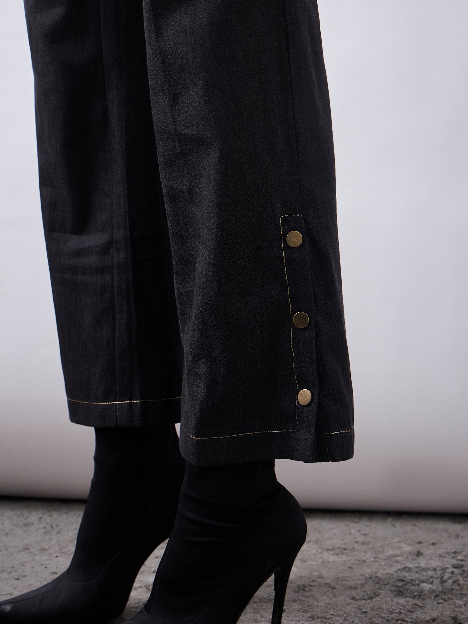 Black Wash Denim Co-Ords