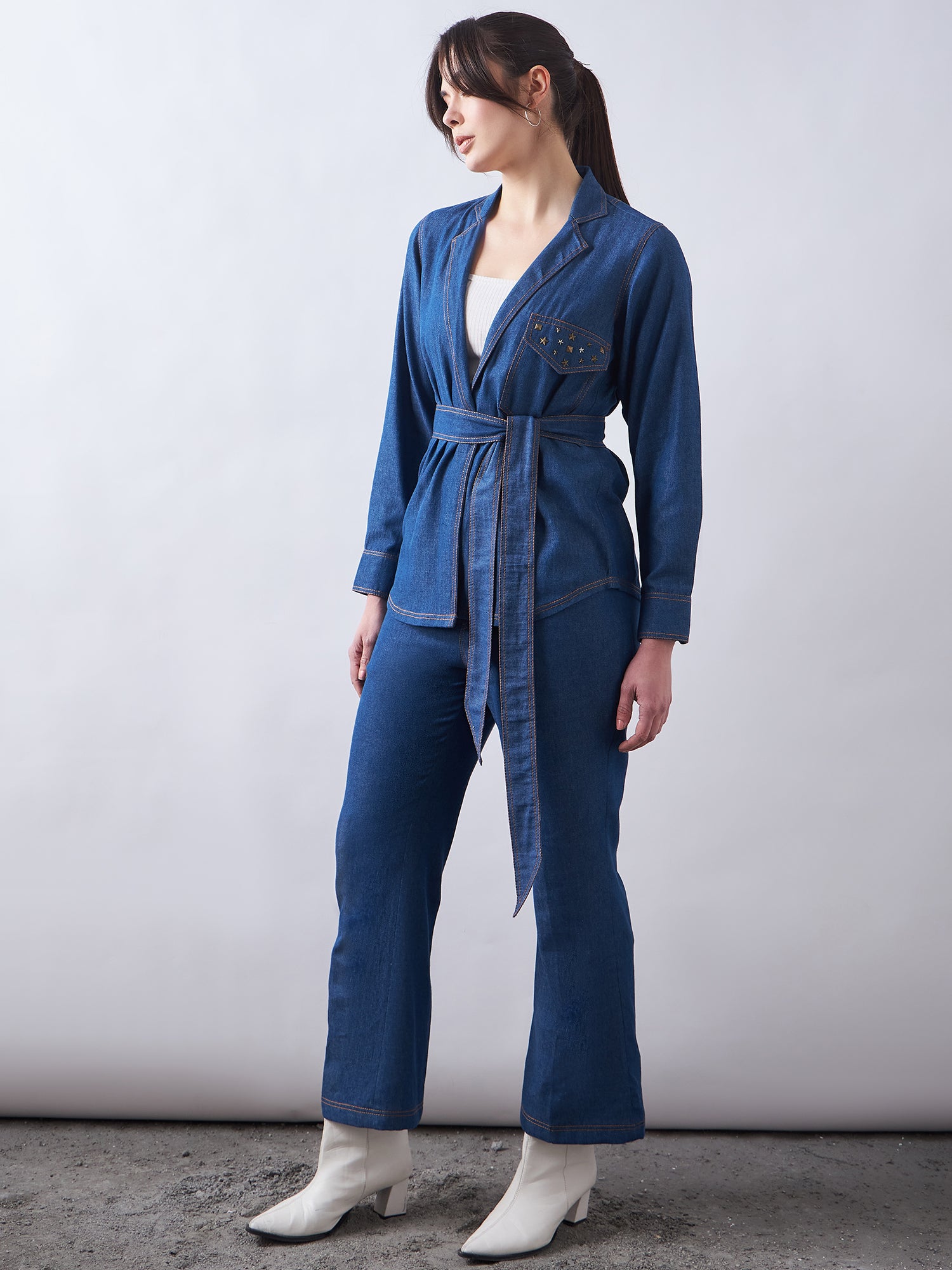 BlueBerry Denim Co-Ords