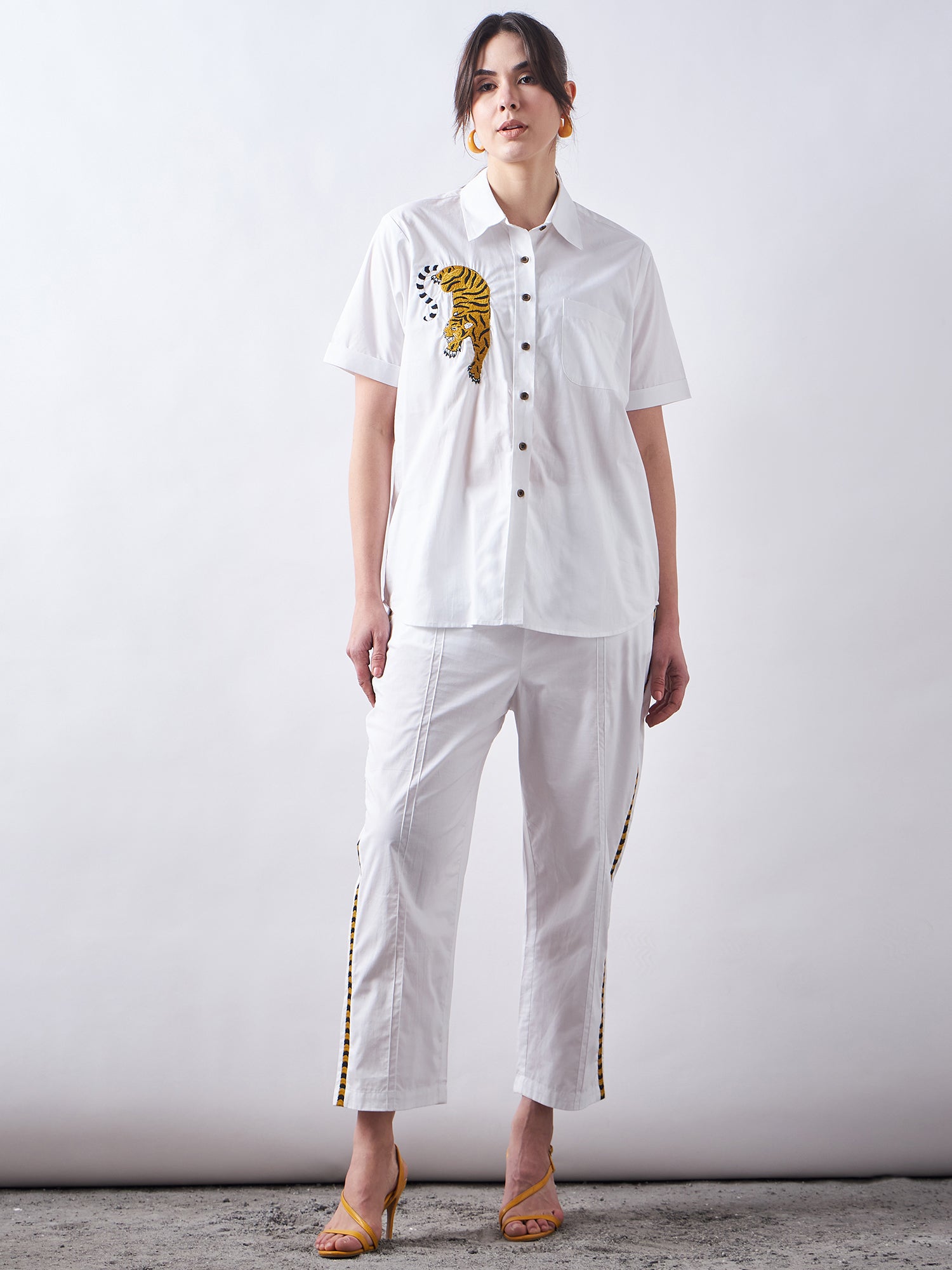 White Poplin Co-Ords Sets