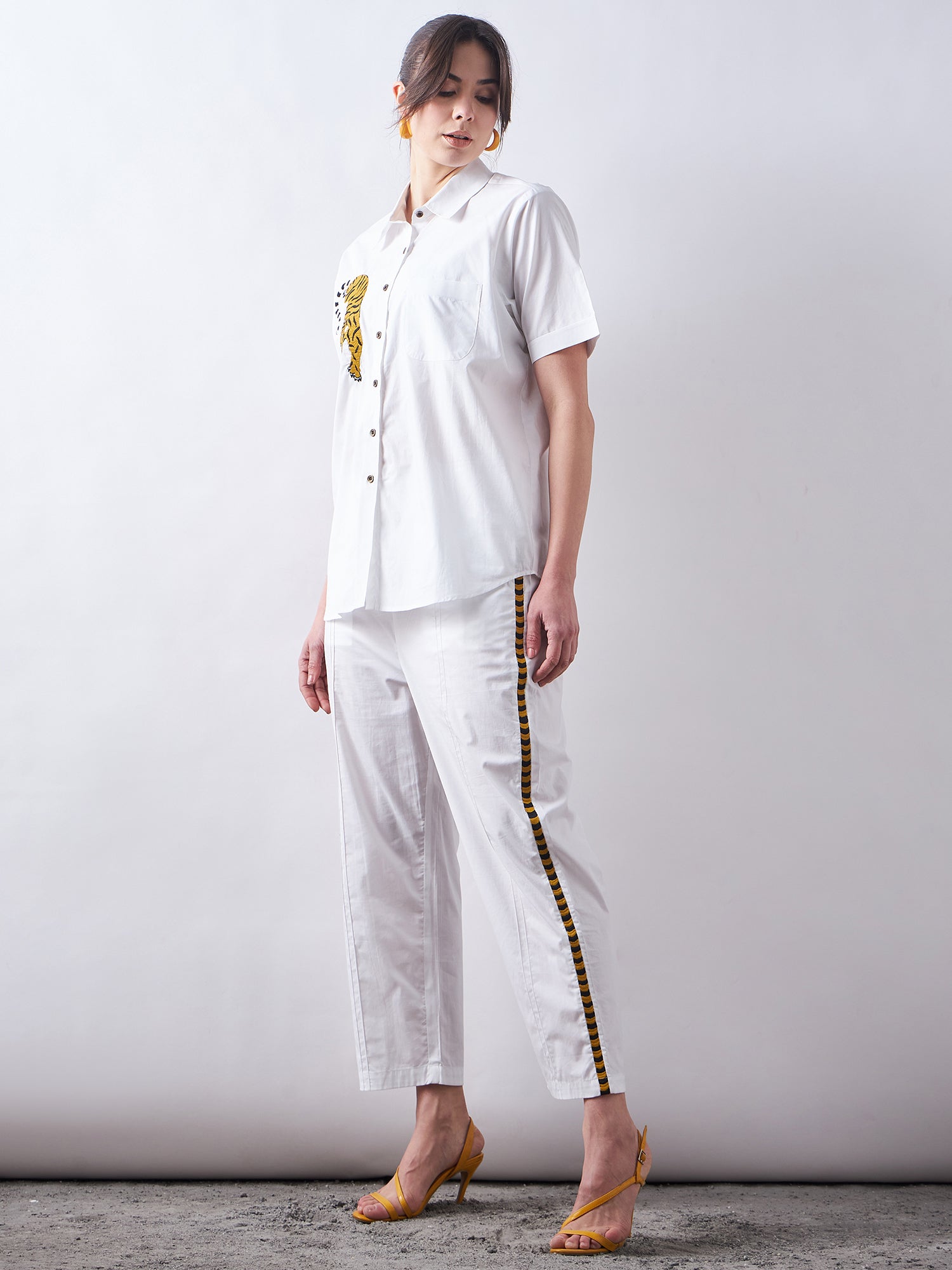 White Poplin Co-Ords Sets
