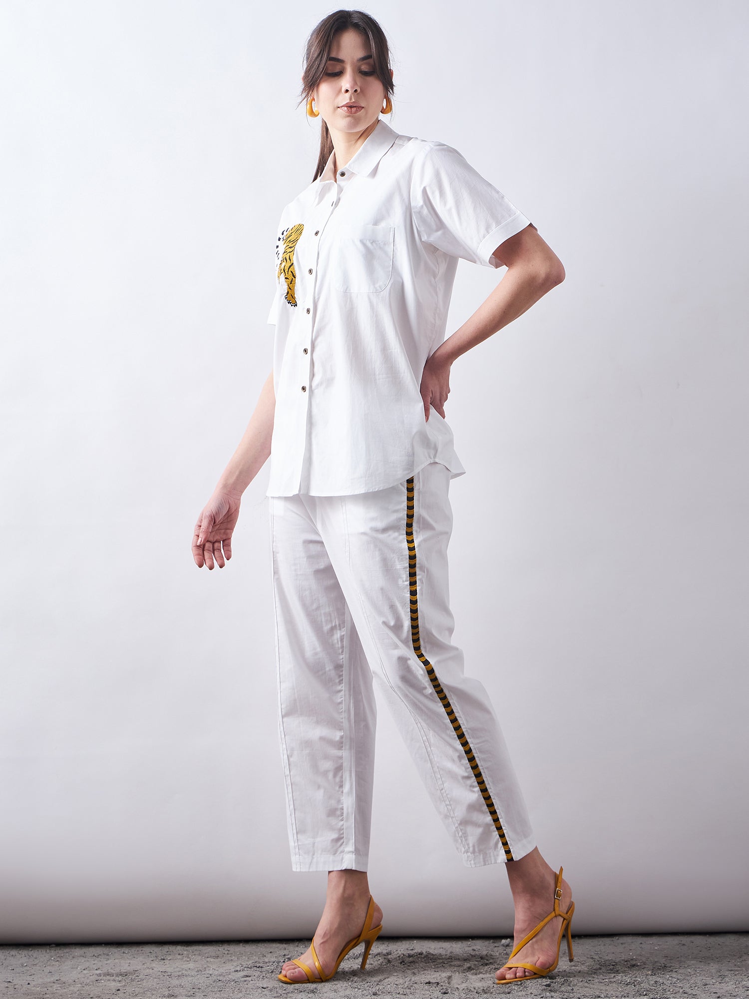 White Poplin Co-Ords Sets