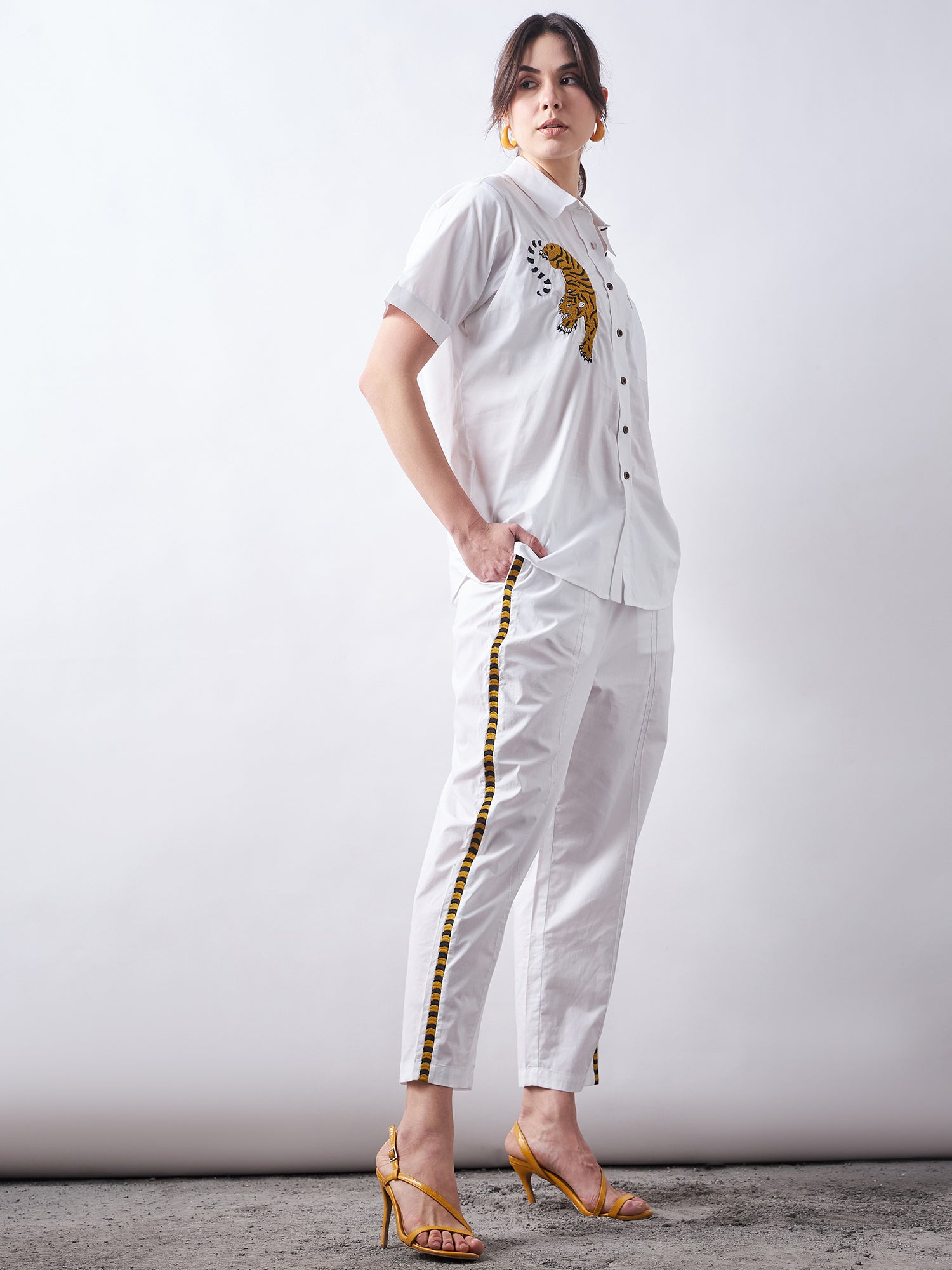 White Poplin Co-Ords Sets