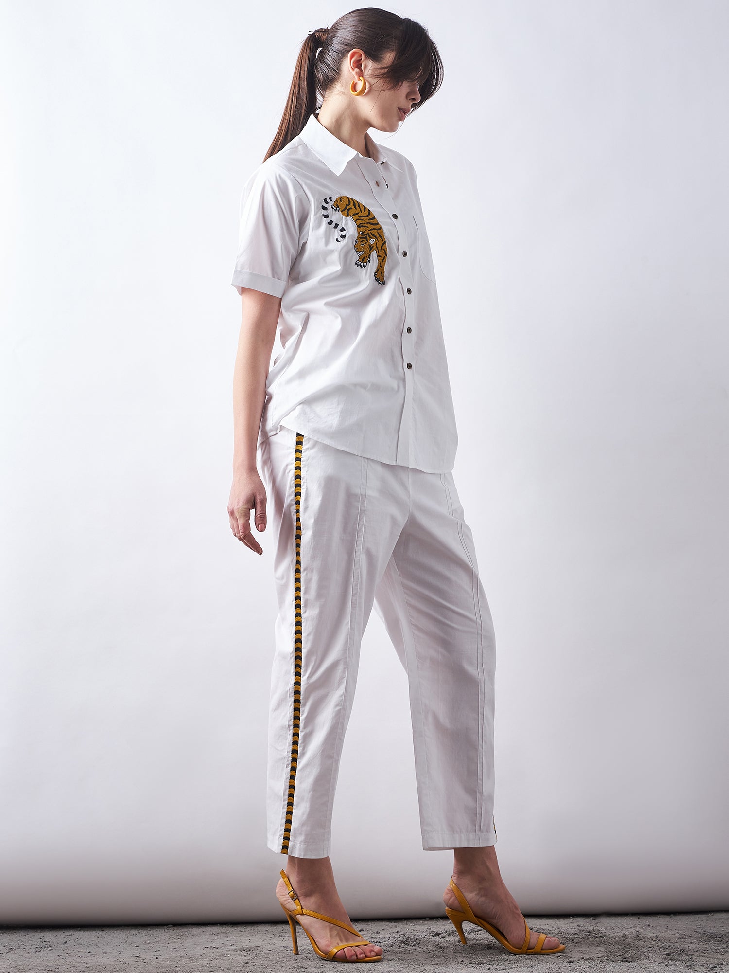 White Poplin Co-Ords Sets