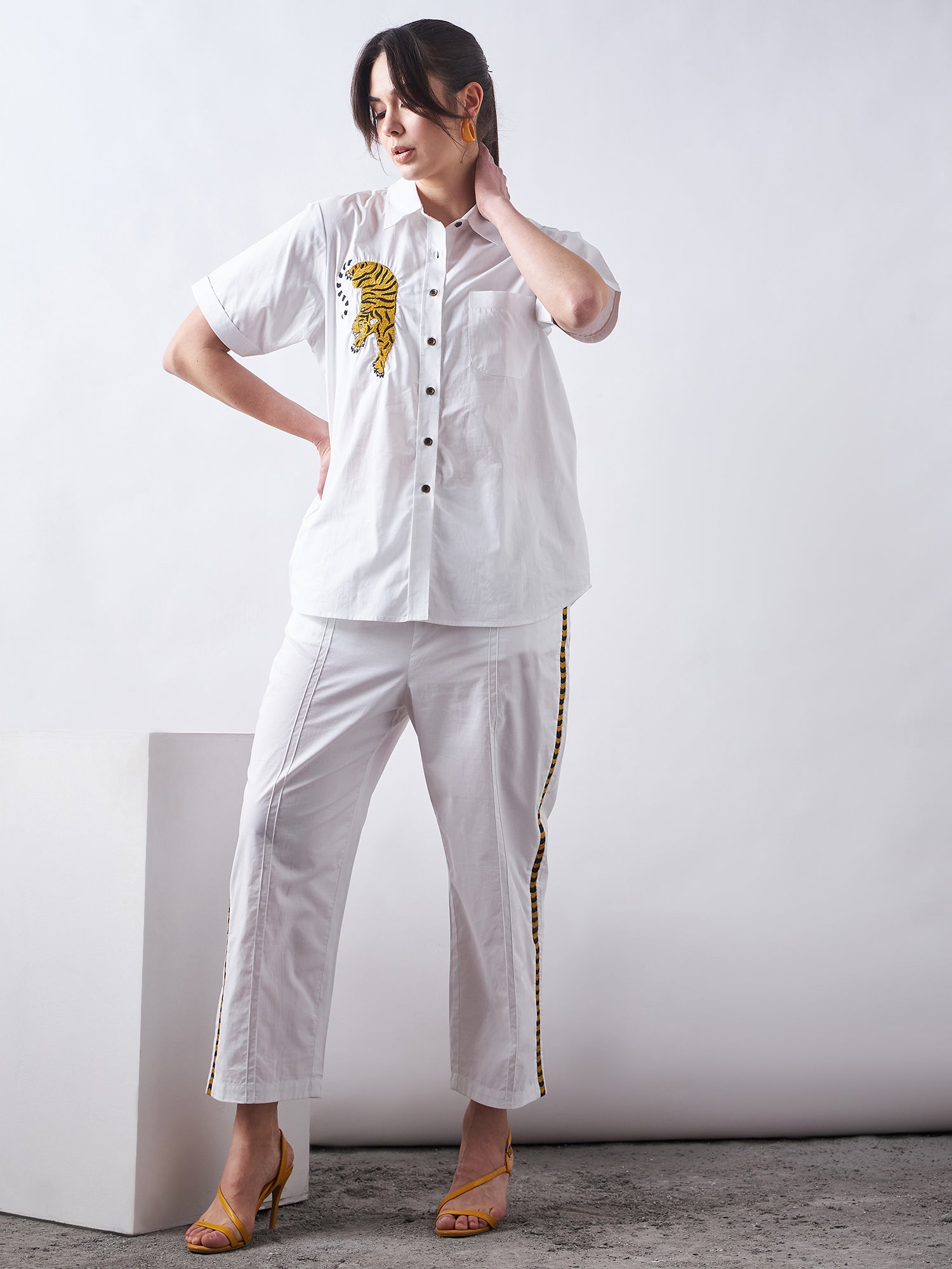 White Poplin Co-Ords Sets