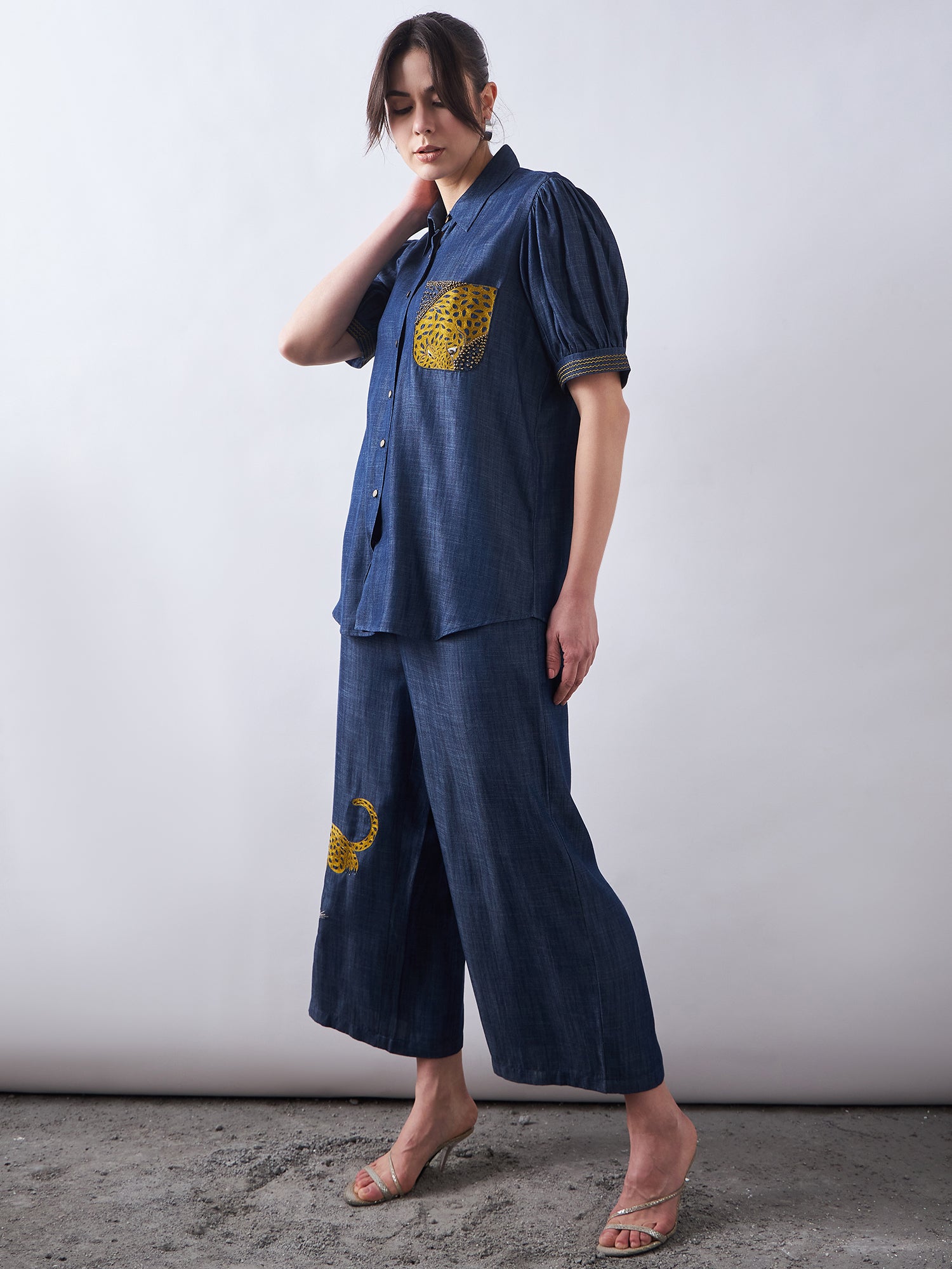 Dark Blue Denim Co-Ords Sets