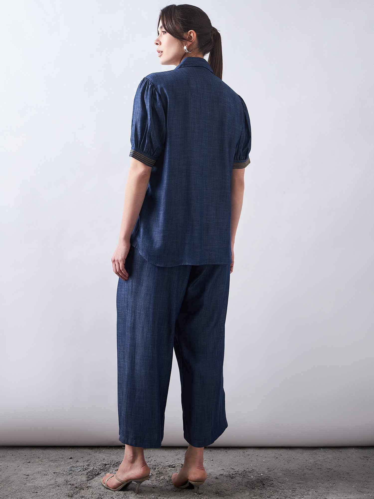 Dark Blue Denim Co-Ords Sets