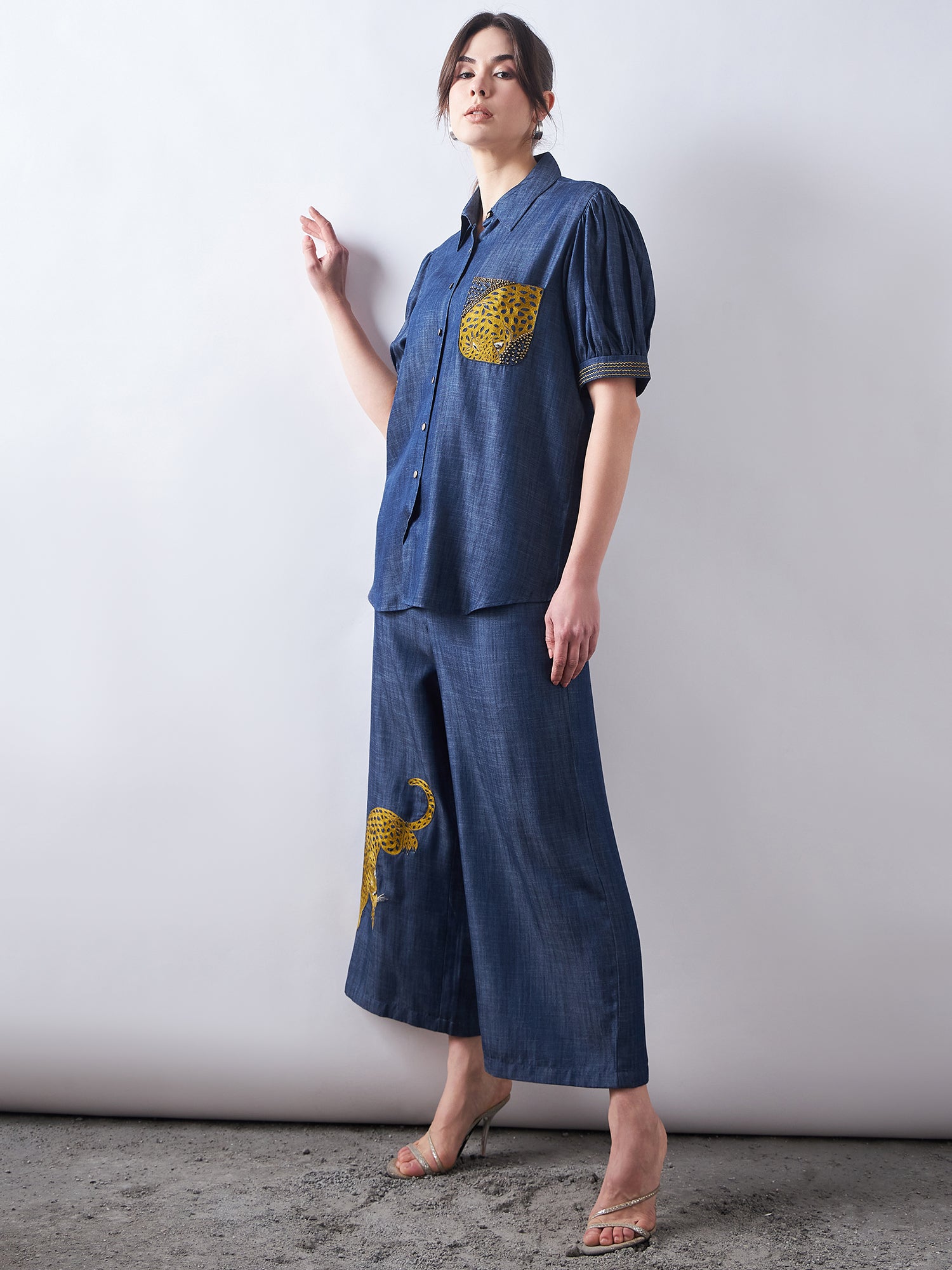 Dark Blue Denim Co-Ords Sets