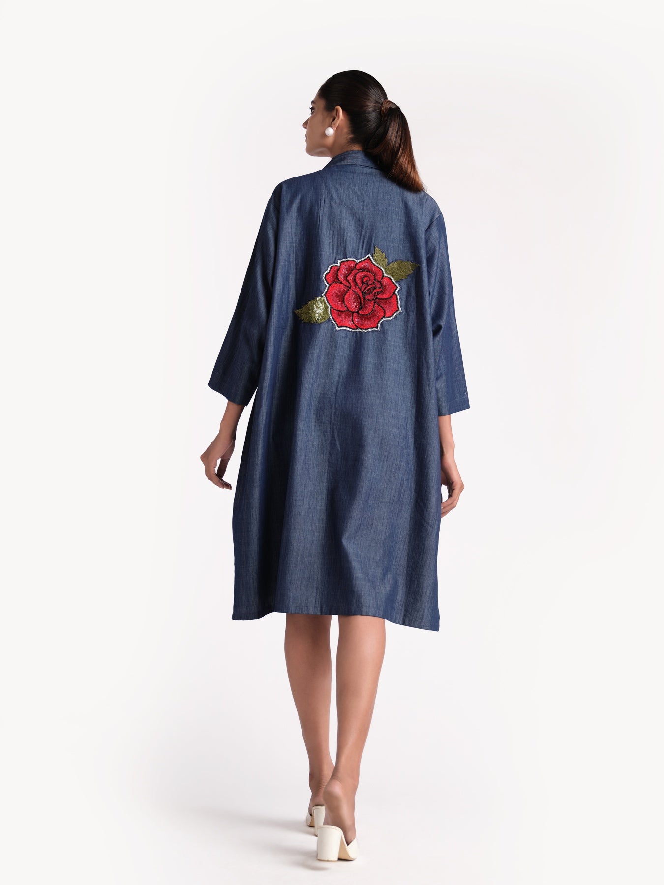 Dark Denim Shirt Dress