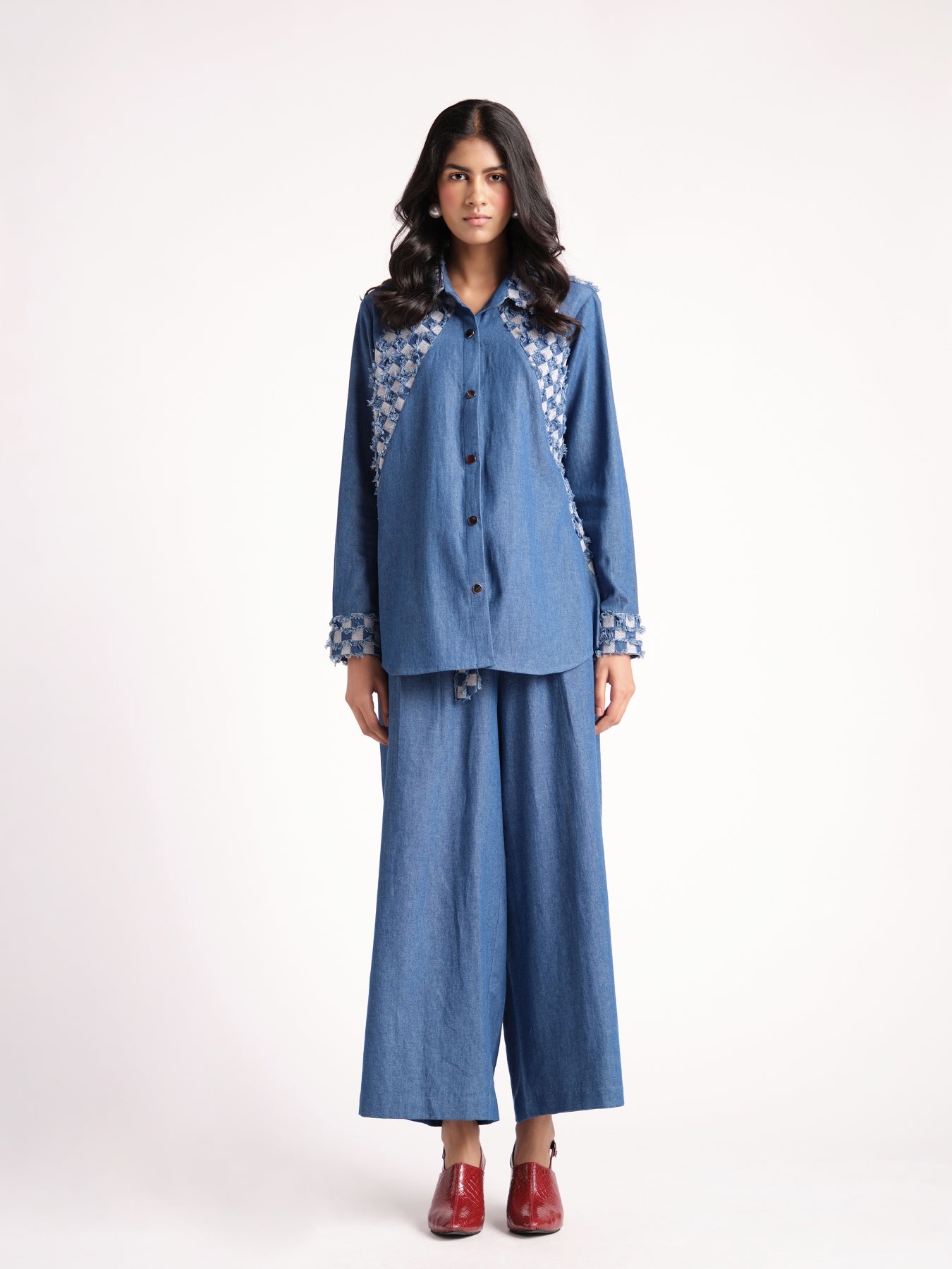 Berry Denim Shirt