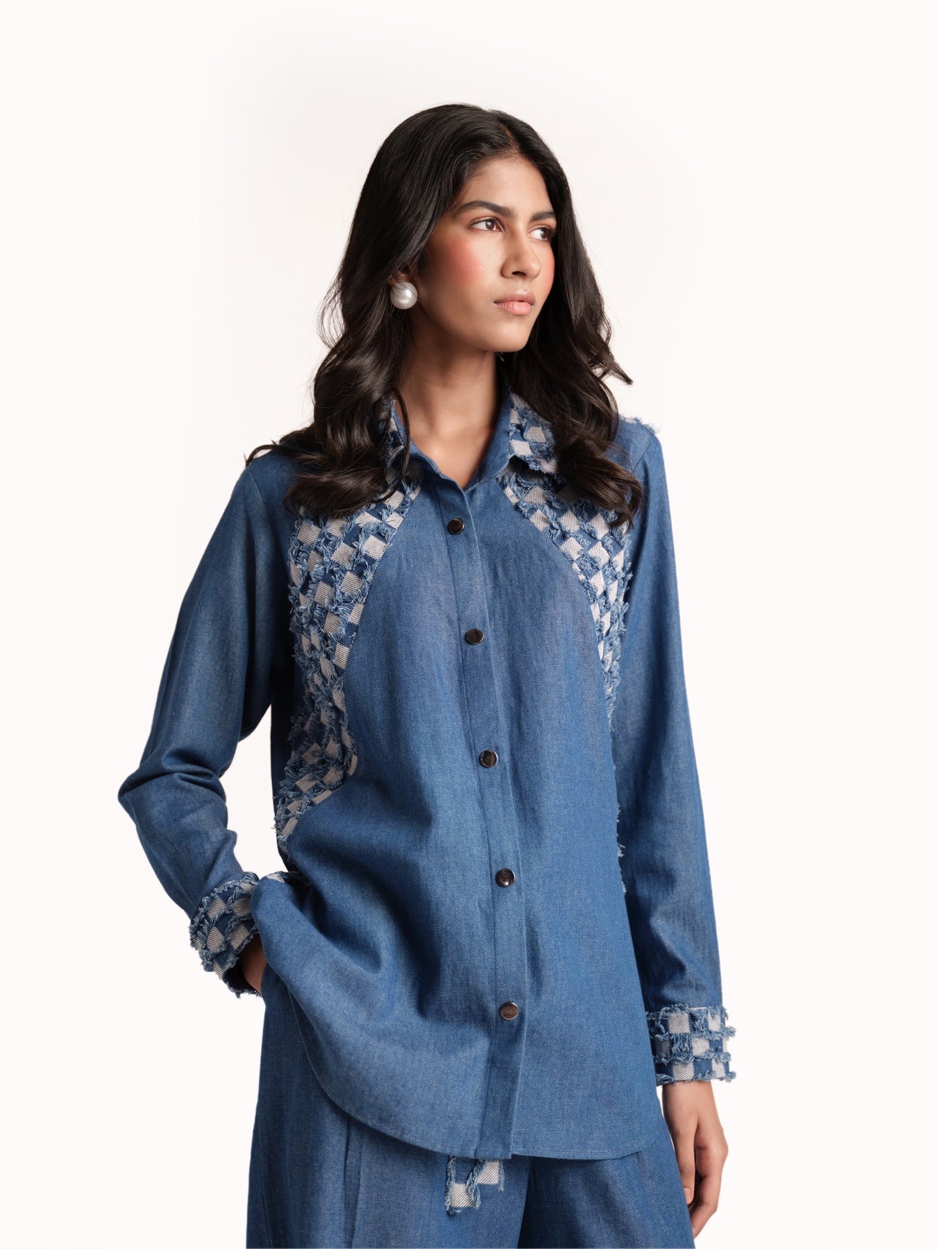 Berry Denim Shirt