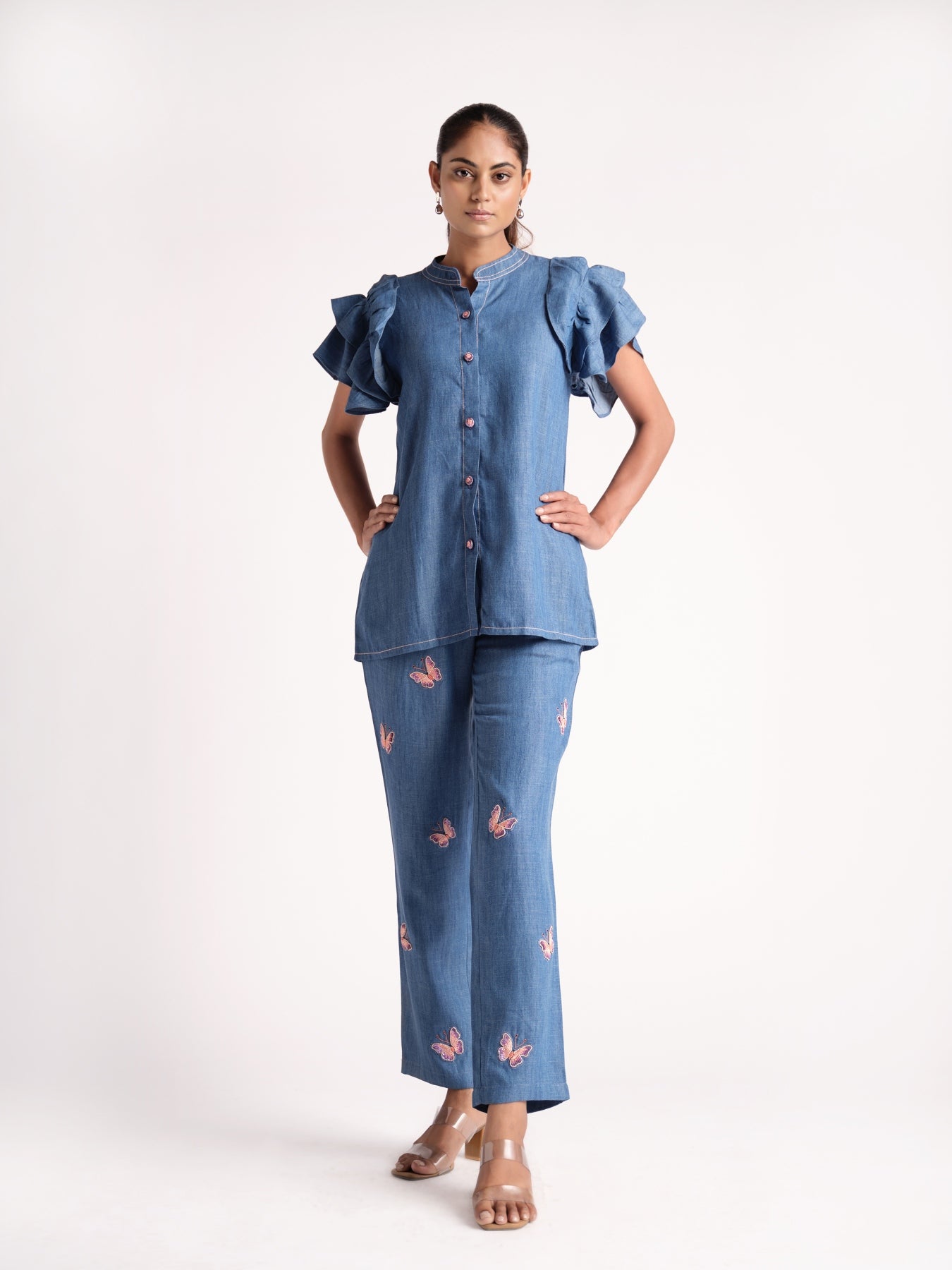 Blue Babe Denim Set