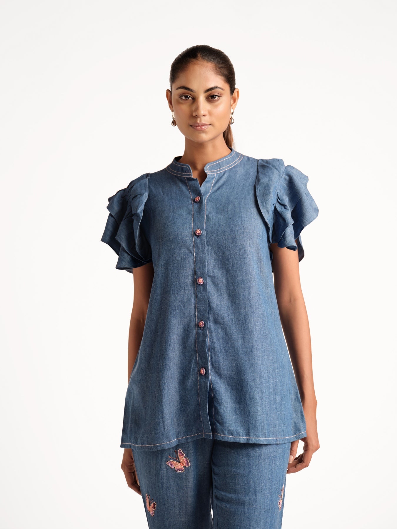 Blue Babe Denim Set