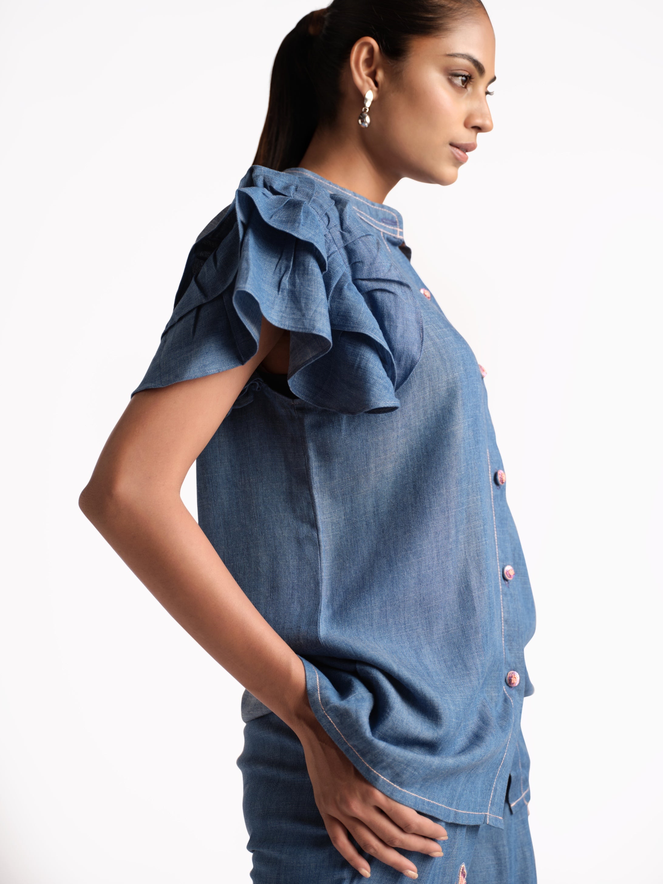 Blue Babe Denim Set