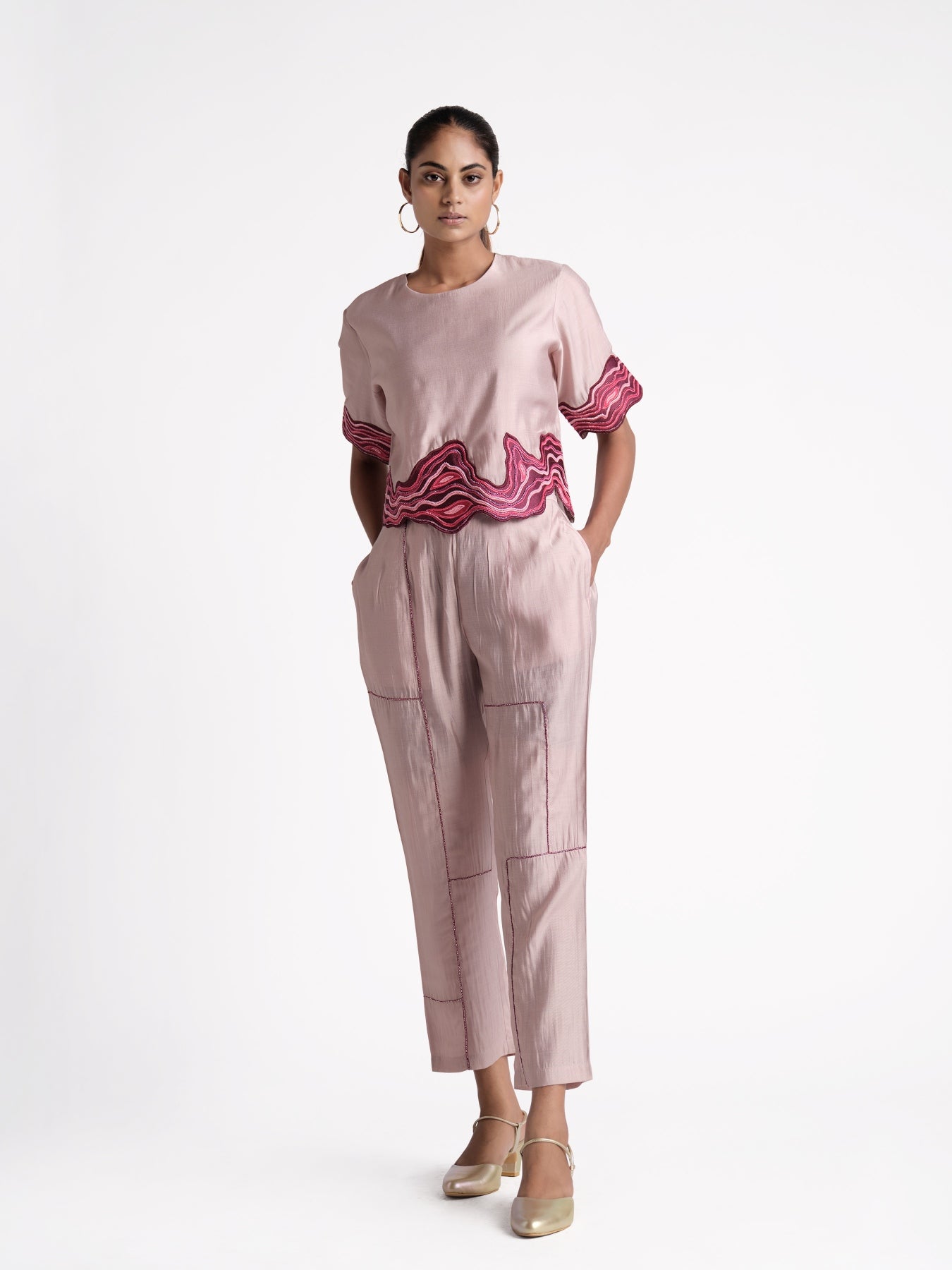 Pink Cotton Drools Set