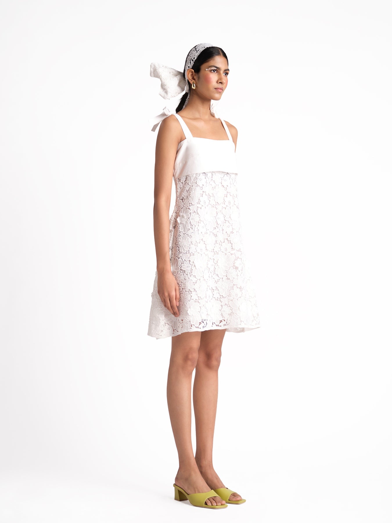 Fairy White Poplin Dress