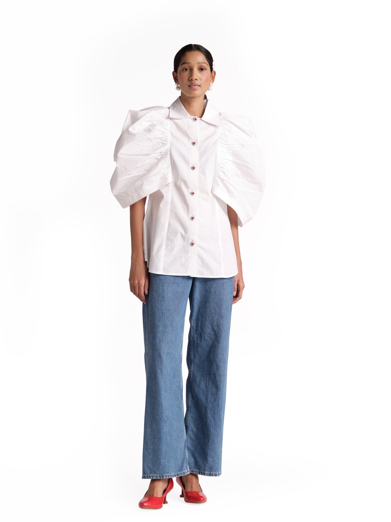 White Poplin Shirt