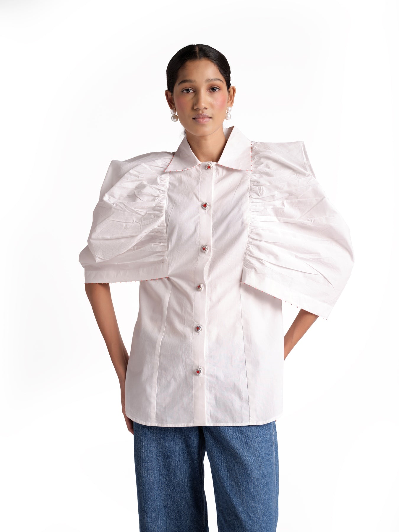 White Poplin Shirt